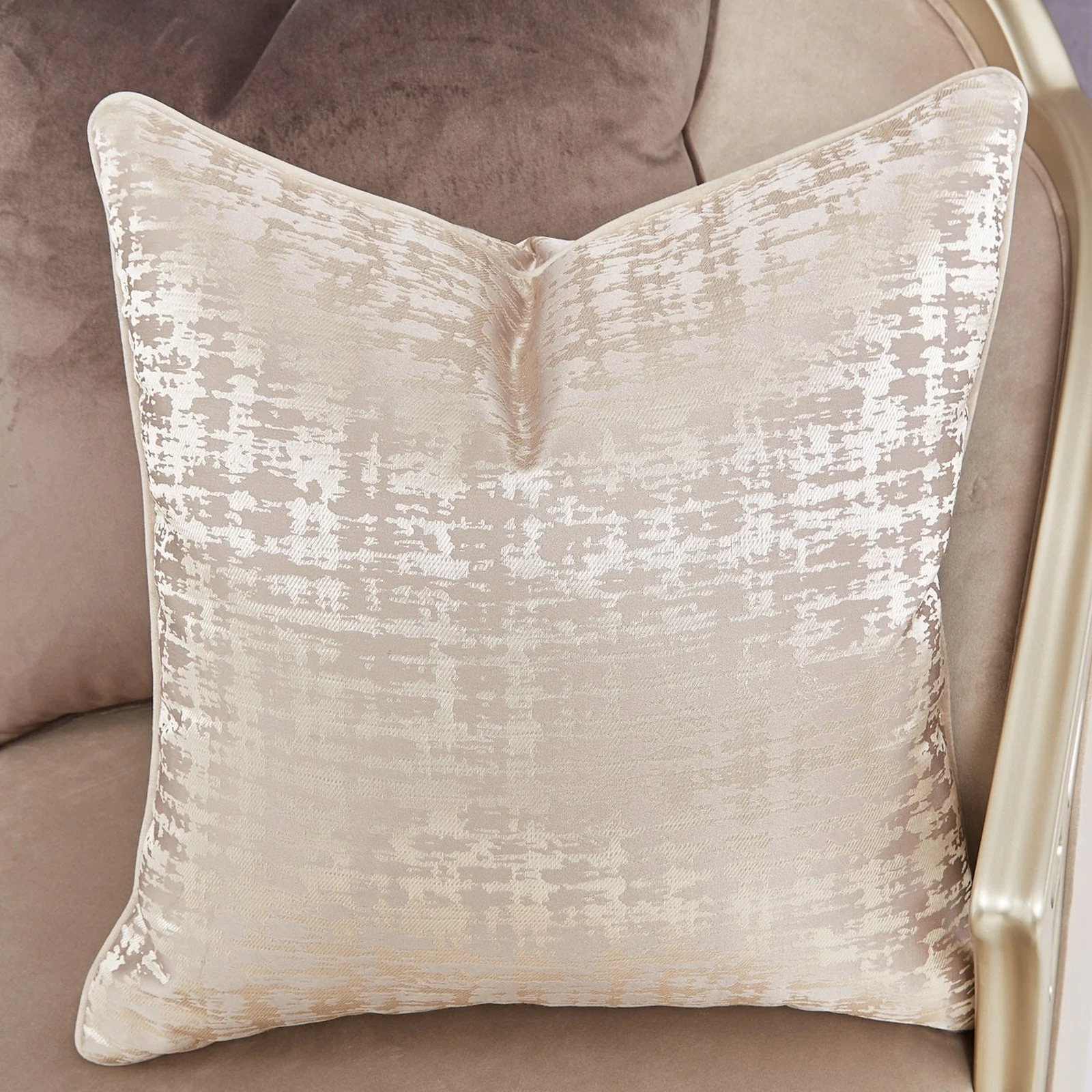 Michael Amini Villa Cherie Hazelnut Chaise - Image 15