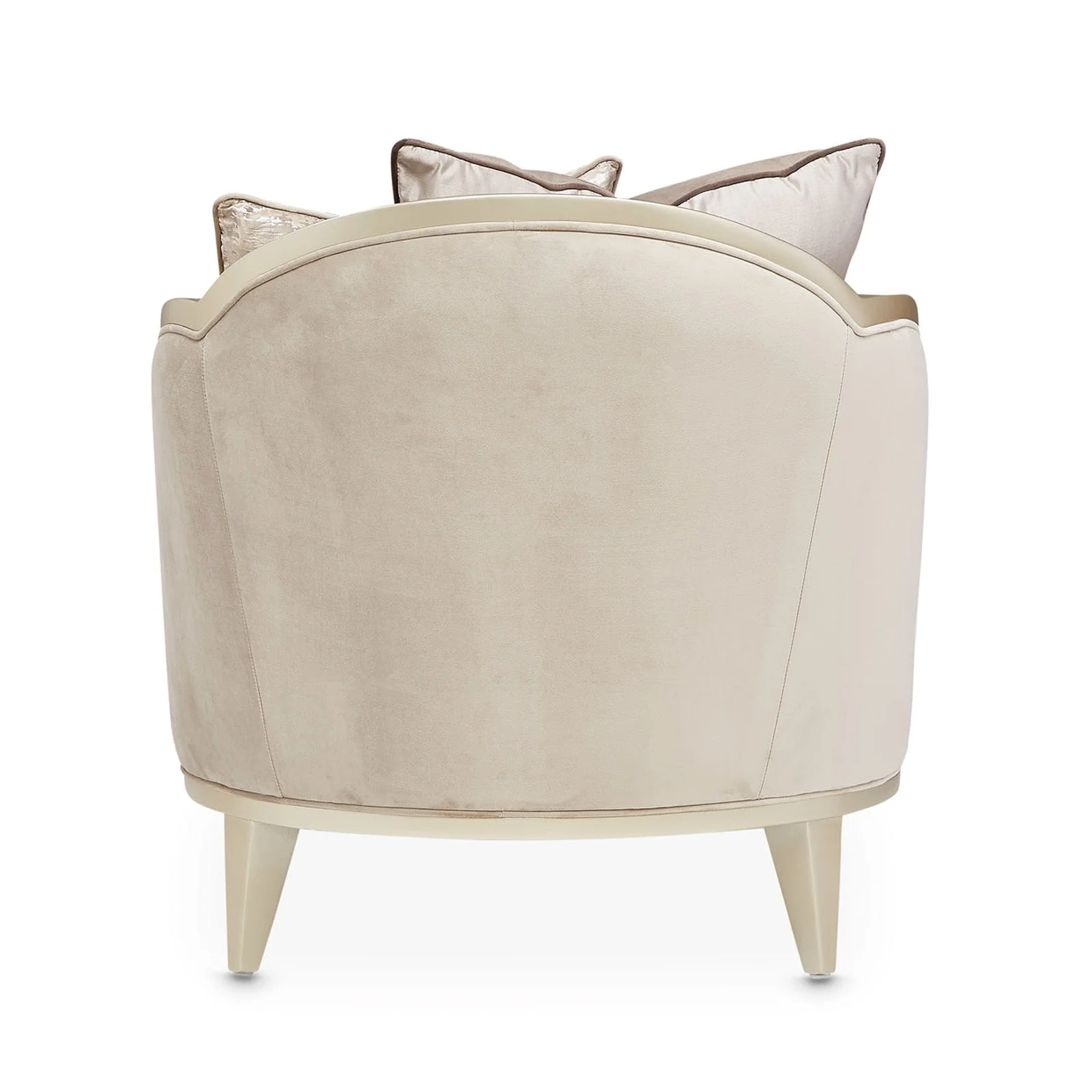 Michael Amini Villa Cherie Hazelnut Chaise - Image 6