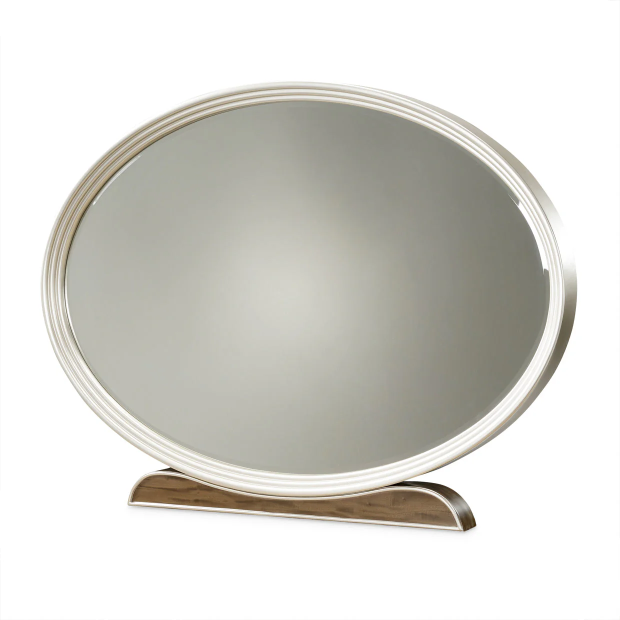 Michael Amini Villa Cherie Hazelnut Dresser Mirror - Image 8