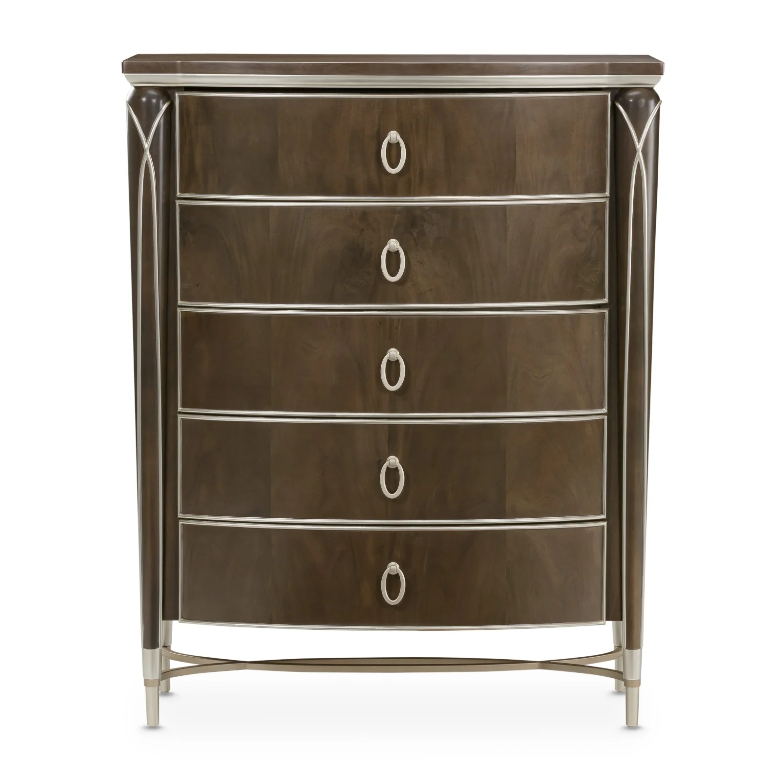 Michael Amini Villa Cherie Highboy Chest - Hazelnut - Image 2