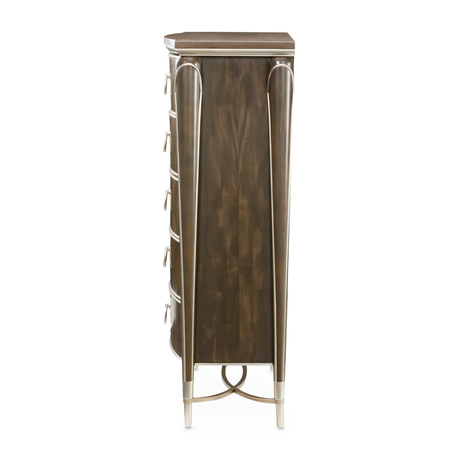 Michael Amini Villa Cherie Highboy Chest - Hazelnut - Image 3