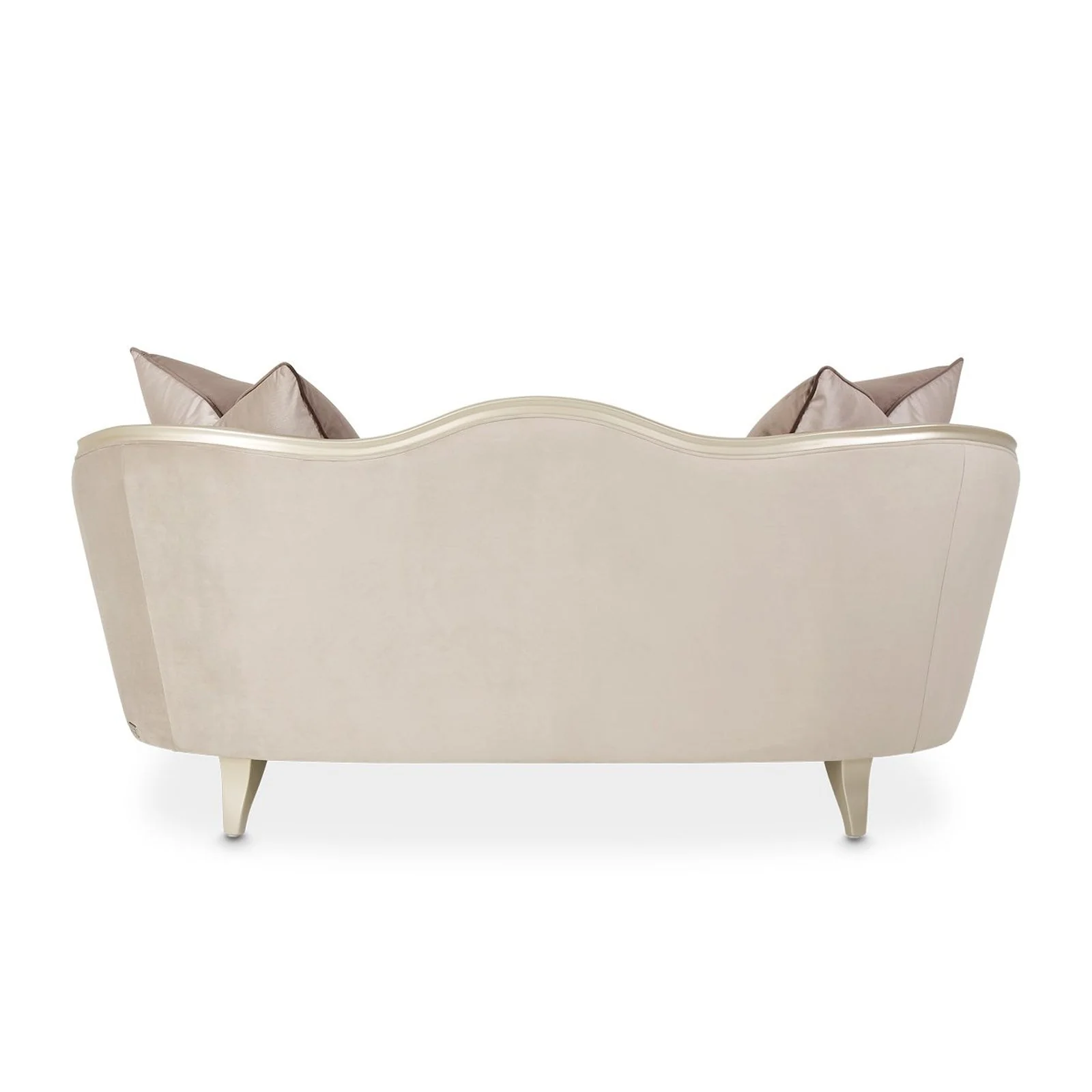 Michael Amini Villa Cherie Hazelnut Loveseat - Image 7