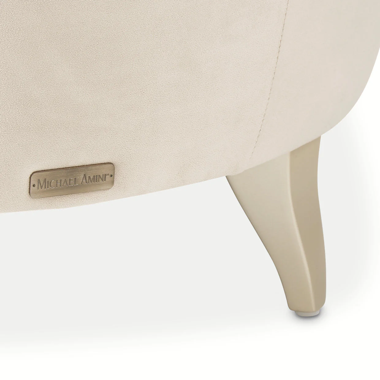Michael Amini Villa Cherie Hazelnut Loveseat - Image 9