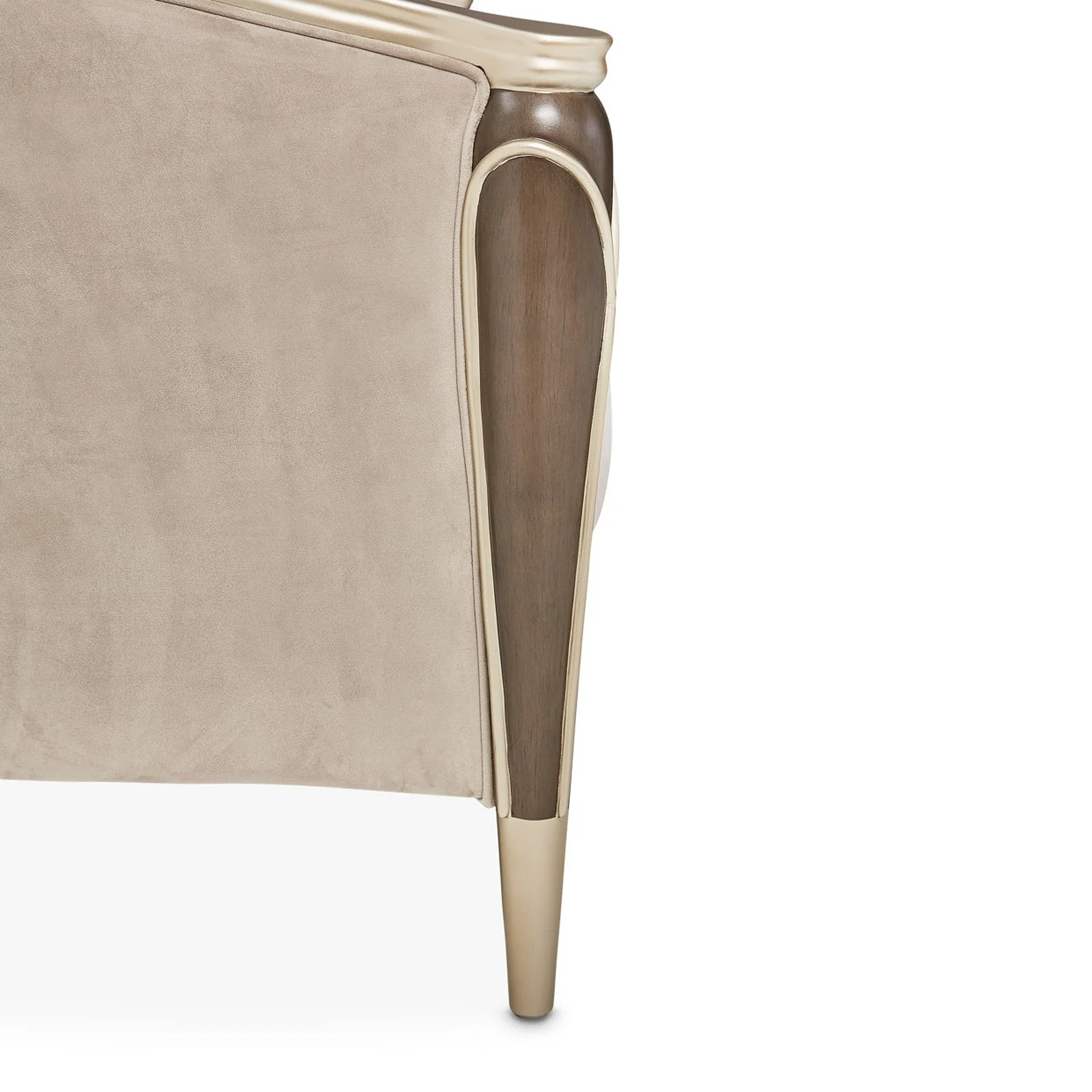 Michael Amini Villa Cherie Hazelnut Matching Accent Chair - Image 10