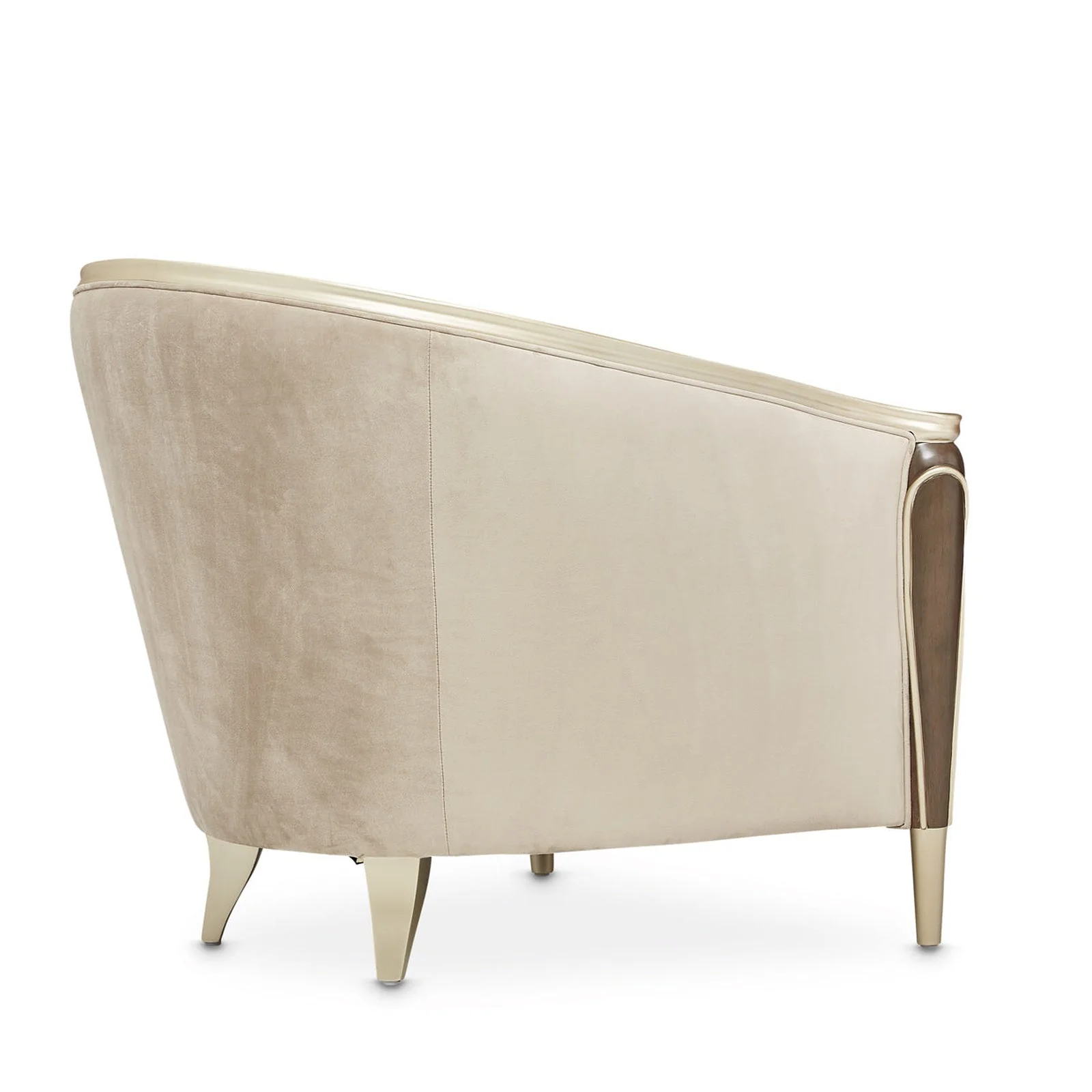 Michael Amini Villa Cherie Hazelnut Matching Accent Chair - Image 5