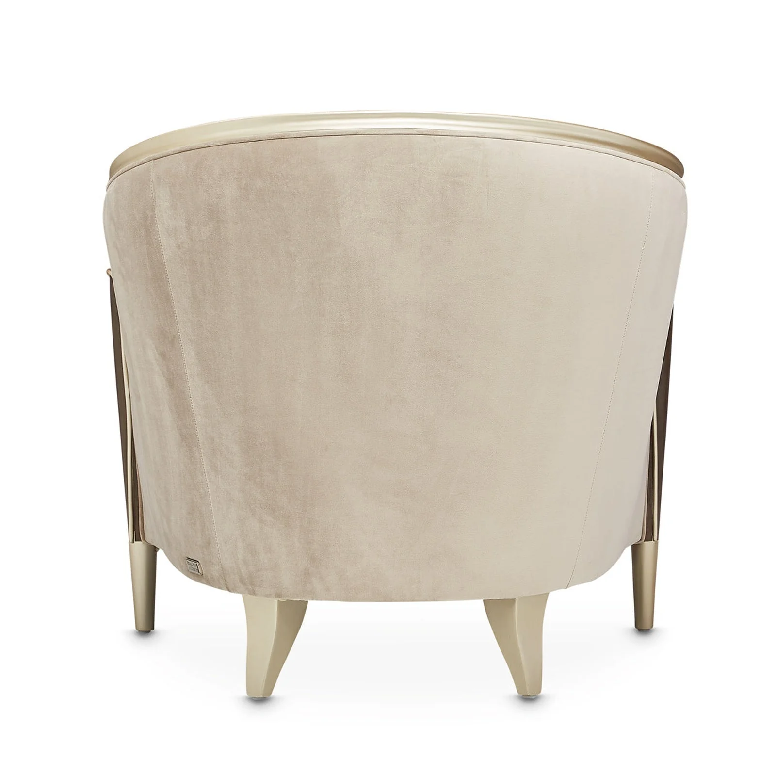 Michael Amini Villa Cherie Hazelnut Matching Accent Chair - Image 6