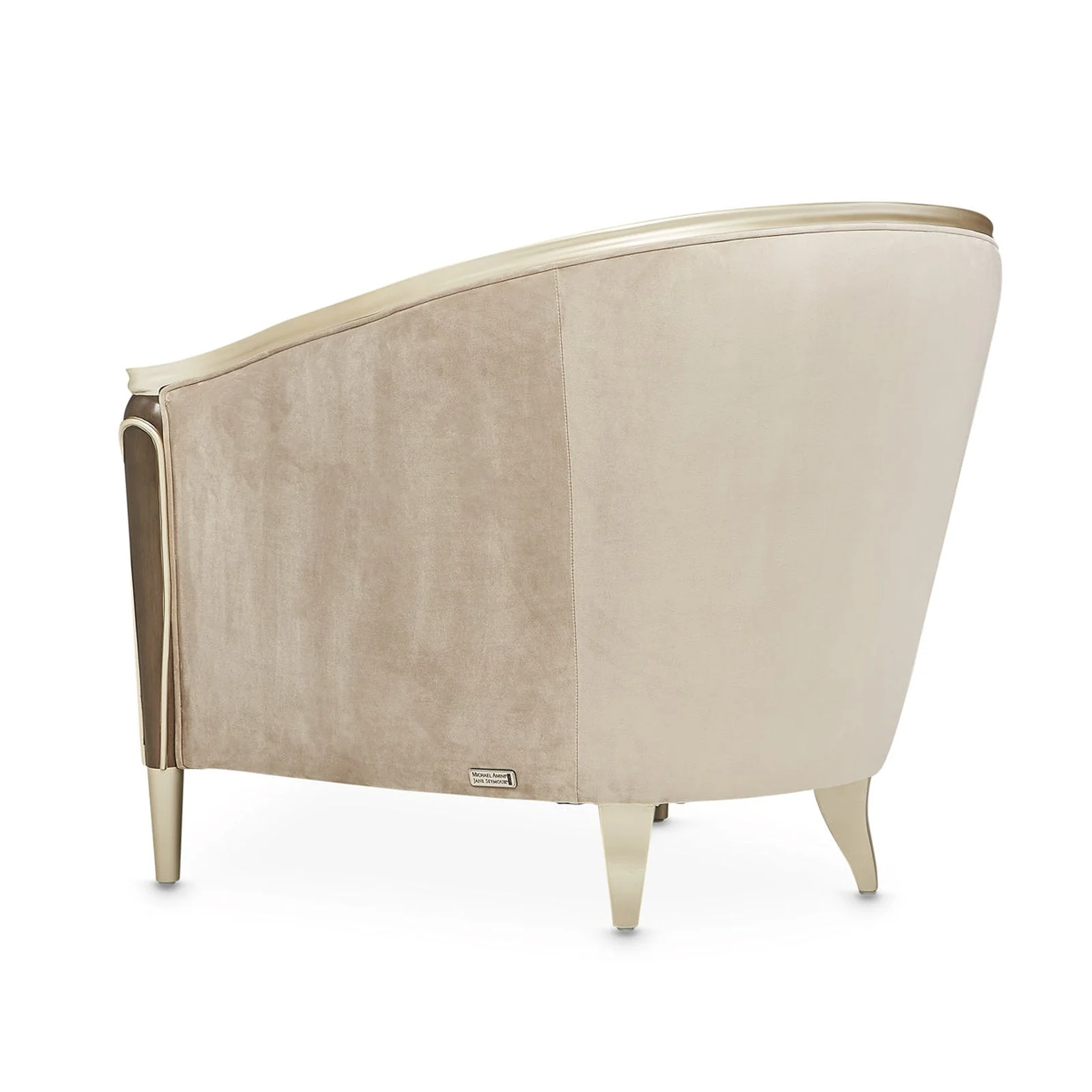 Michael Amini Villa Cherie Hazelnut Matching Accent Chair - Image 7