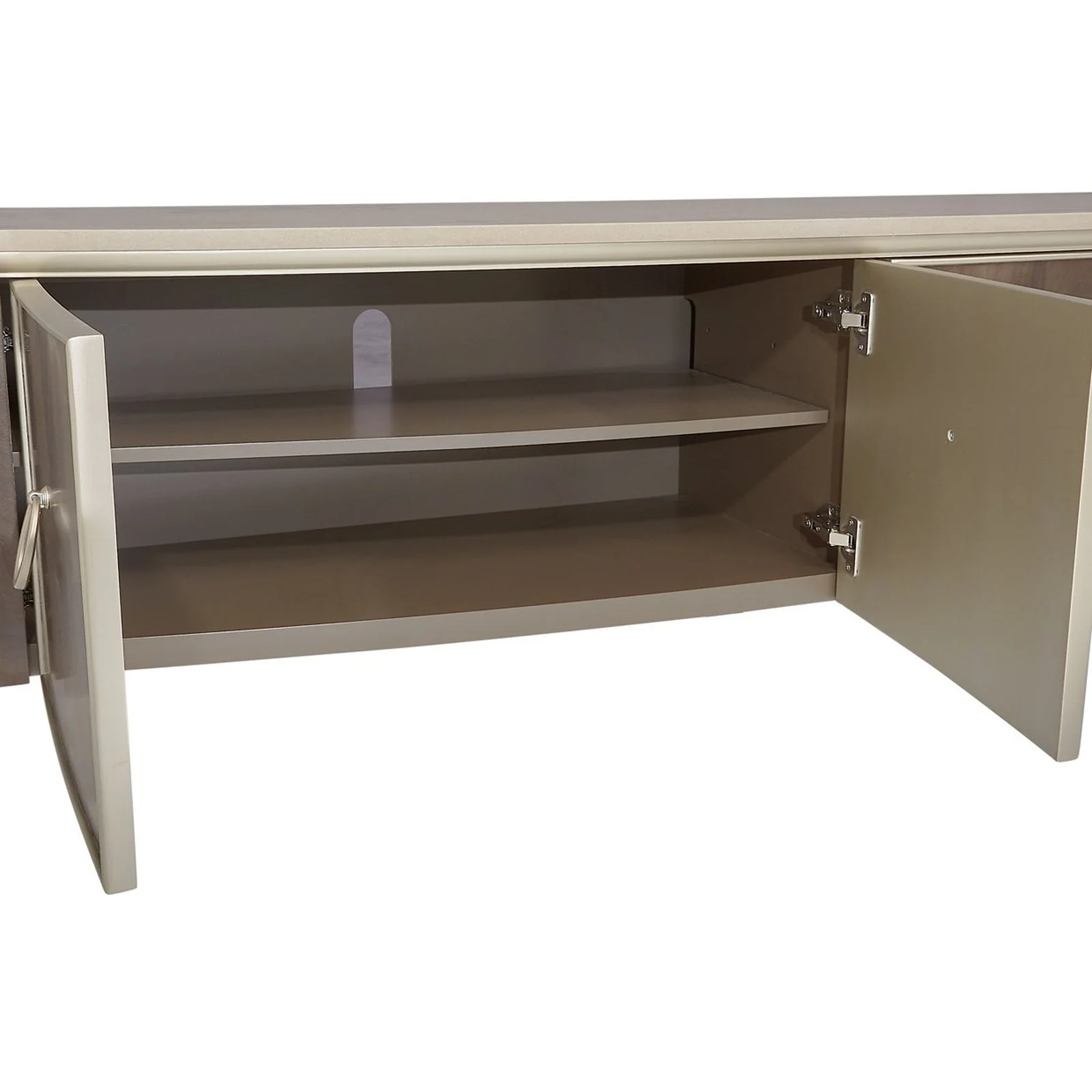 Michael Amini Villa Cherie Hazelnut Media Cabinet - Image 11