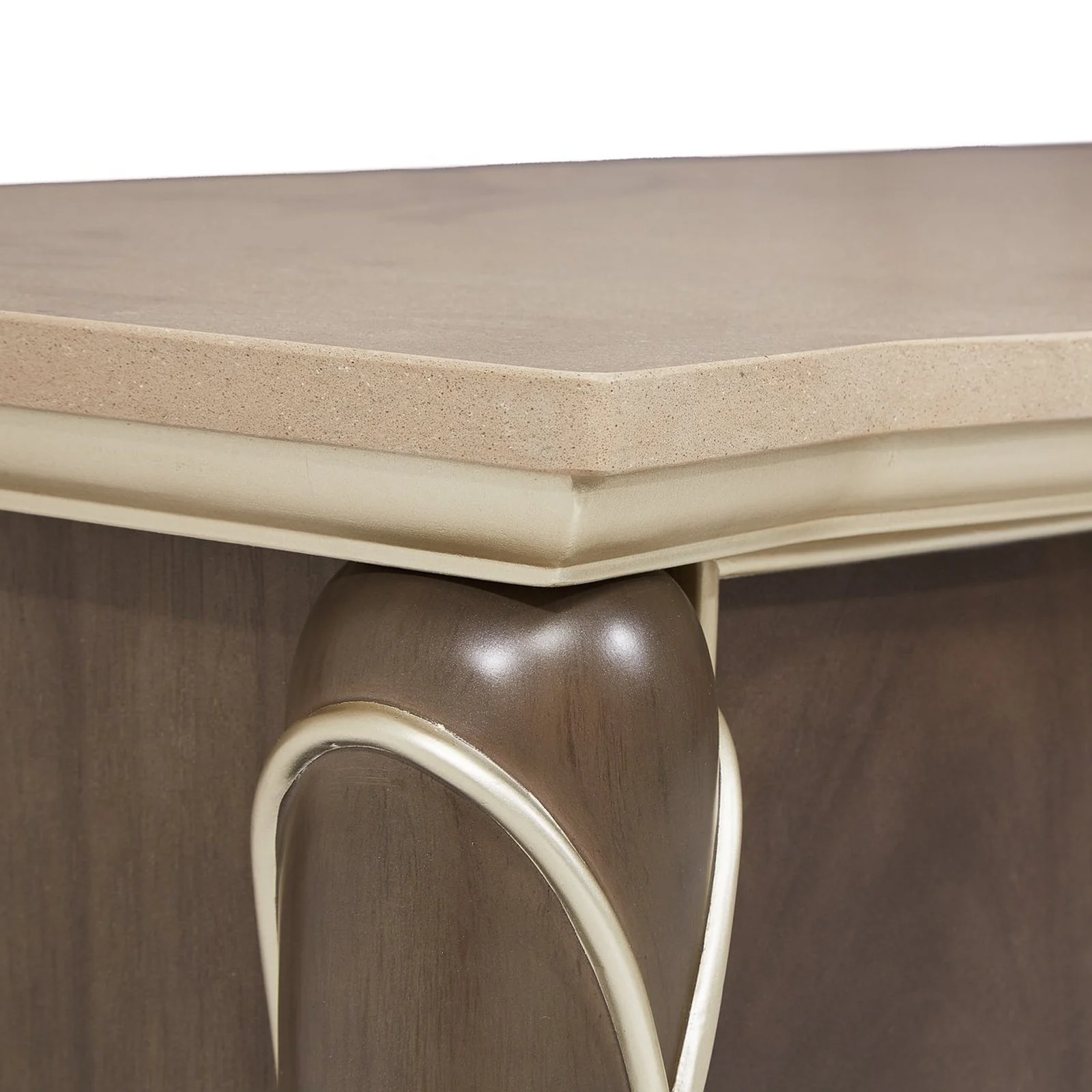 Michael Amini Villa Cherie Hazelnut Media Cabinet - Image 14