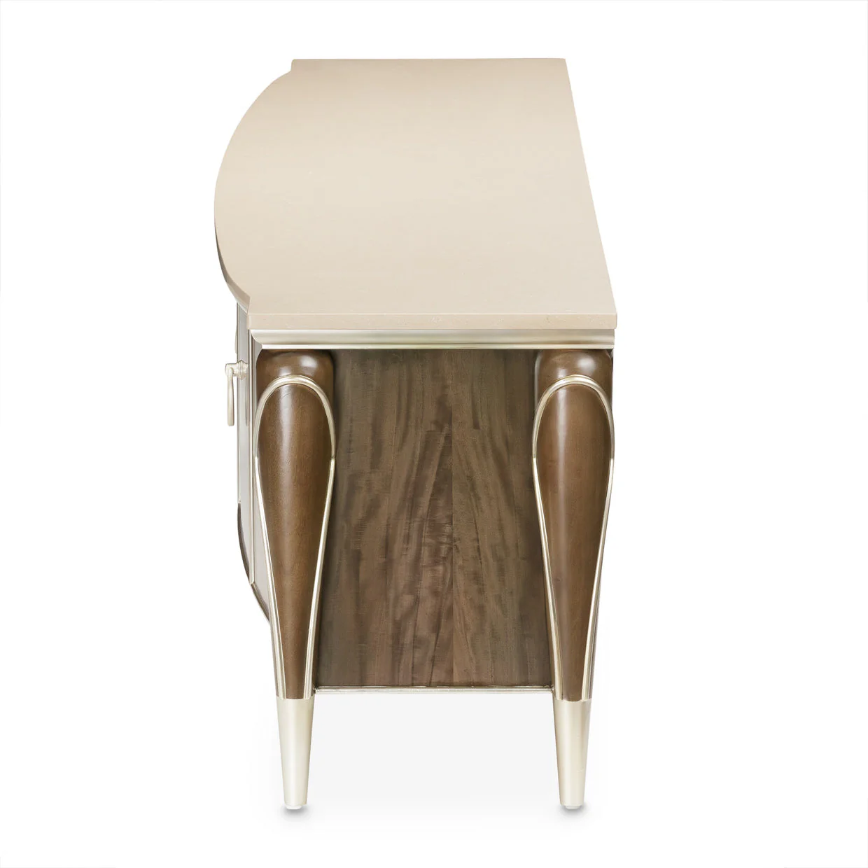 Michael Amini Villa Cherie Hazelnut Media Cabinet - Image 6
