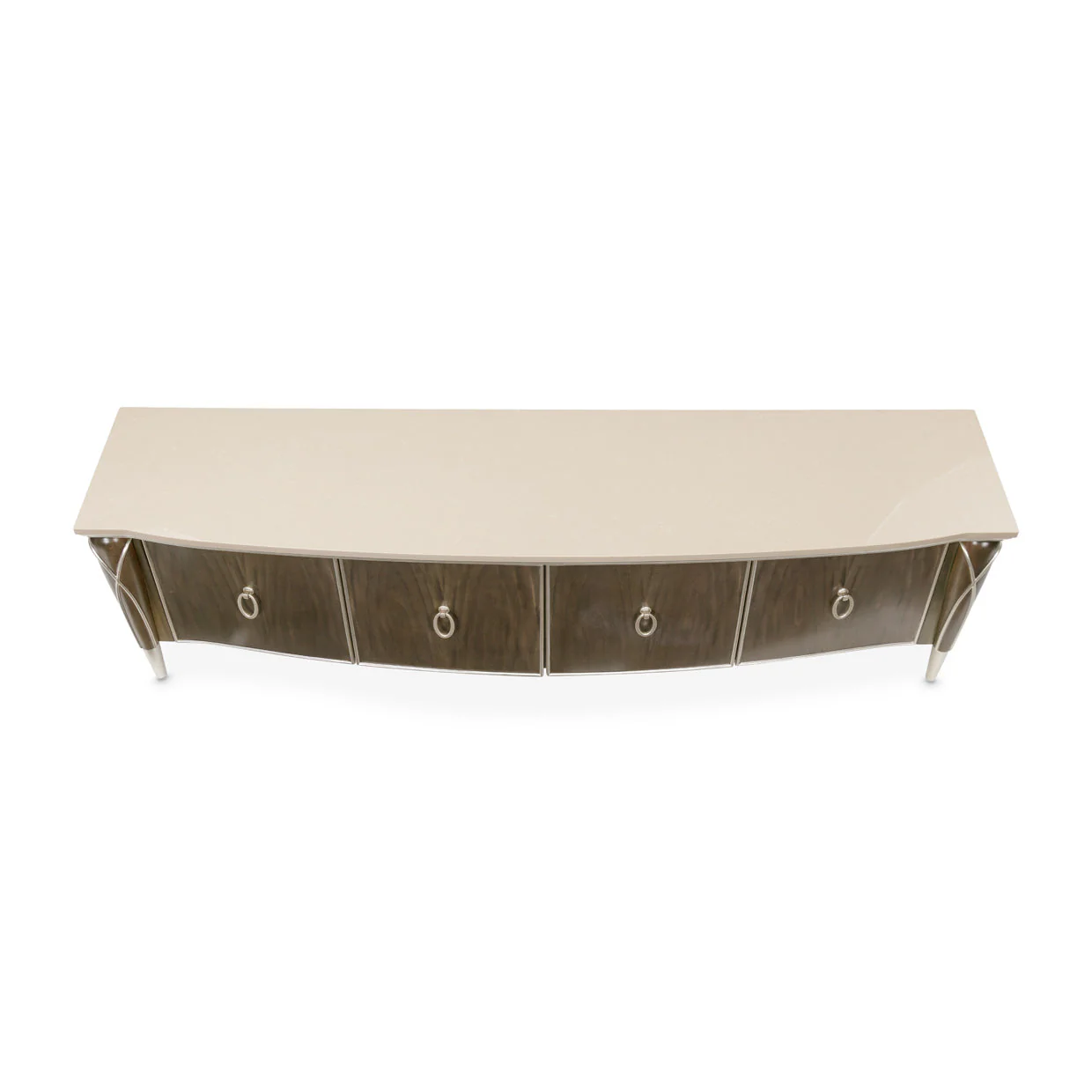 Michael Amini Villa Cherie Hazelnut Media Cabinet - Image 7