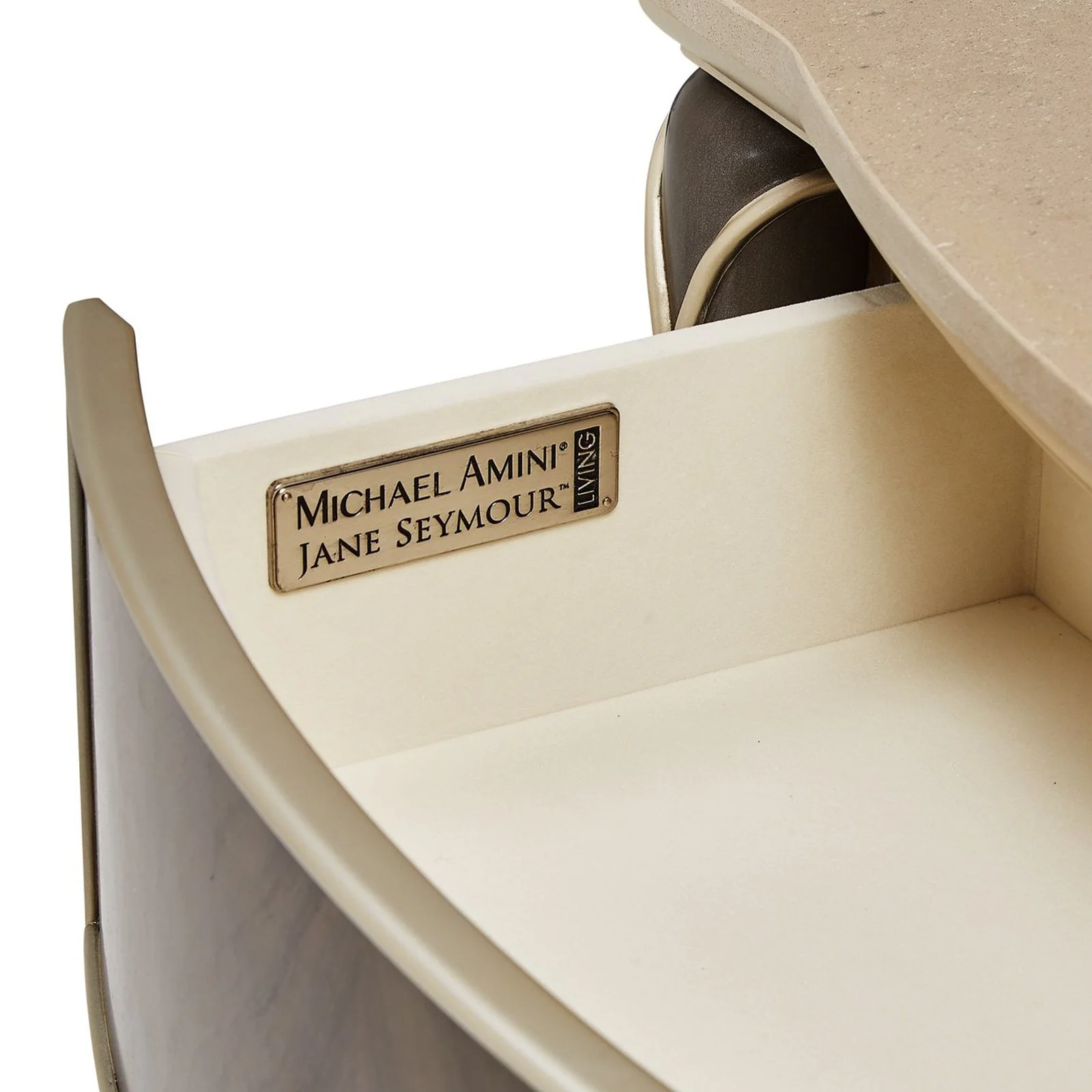 Michael Amini Villa Cherie Hazelnut Nightstand - Image 12