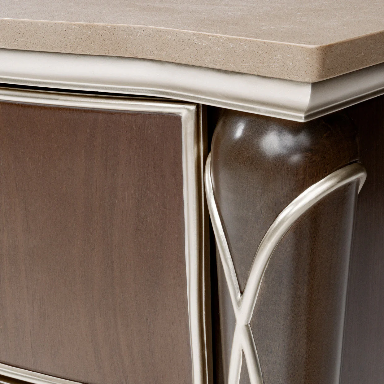 Michael Amini Villa Cherie Hazelnut Nightstand - Image 14