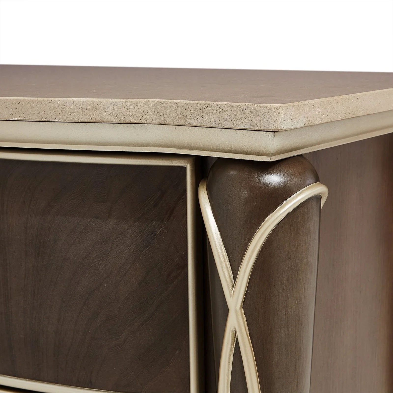 Michael Amini Villa Cherie Hazelnut Nightstand - Image 16