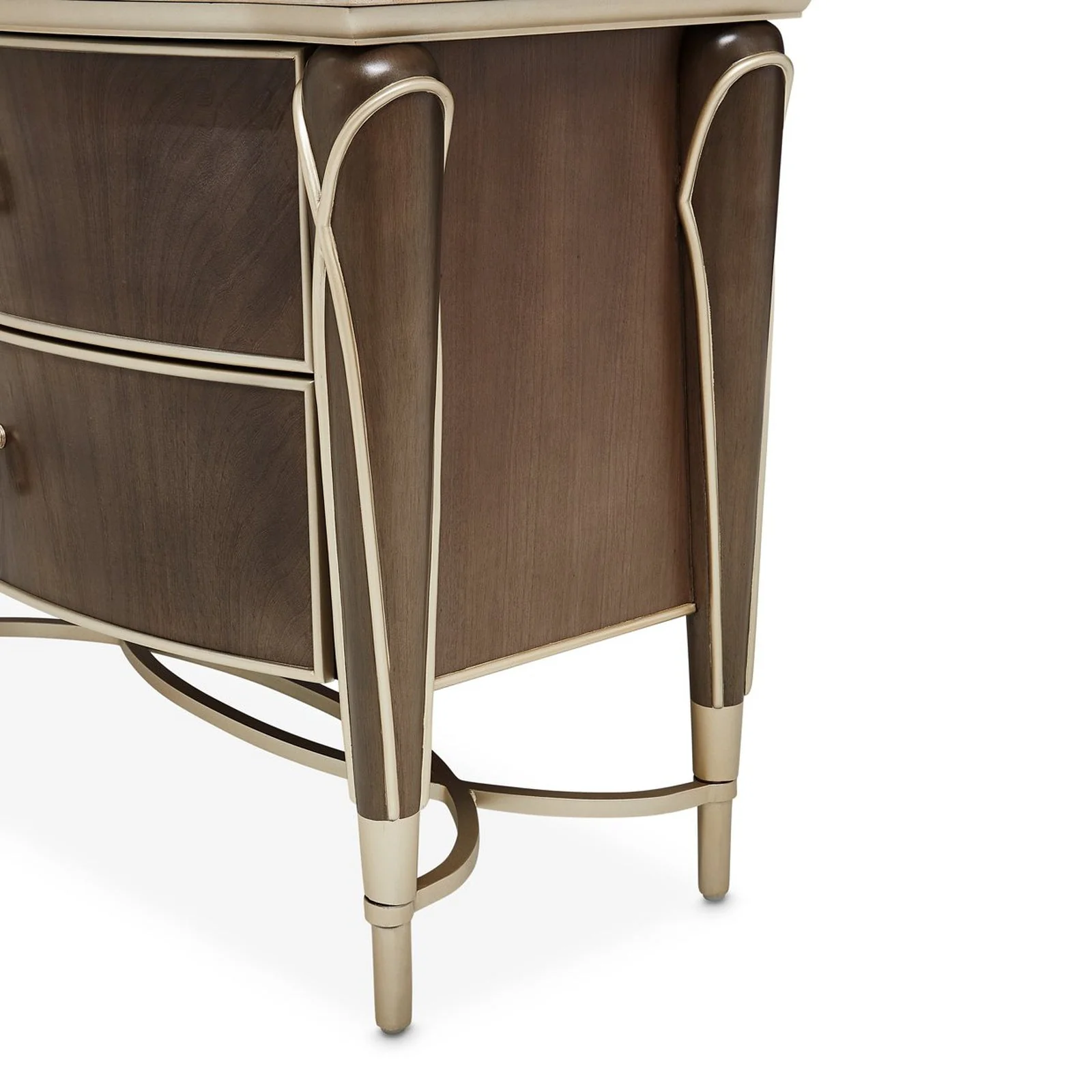 Michael Amini Villa Cherie Hazelnut Nightstand - Image 17