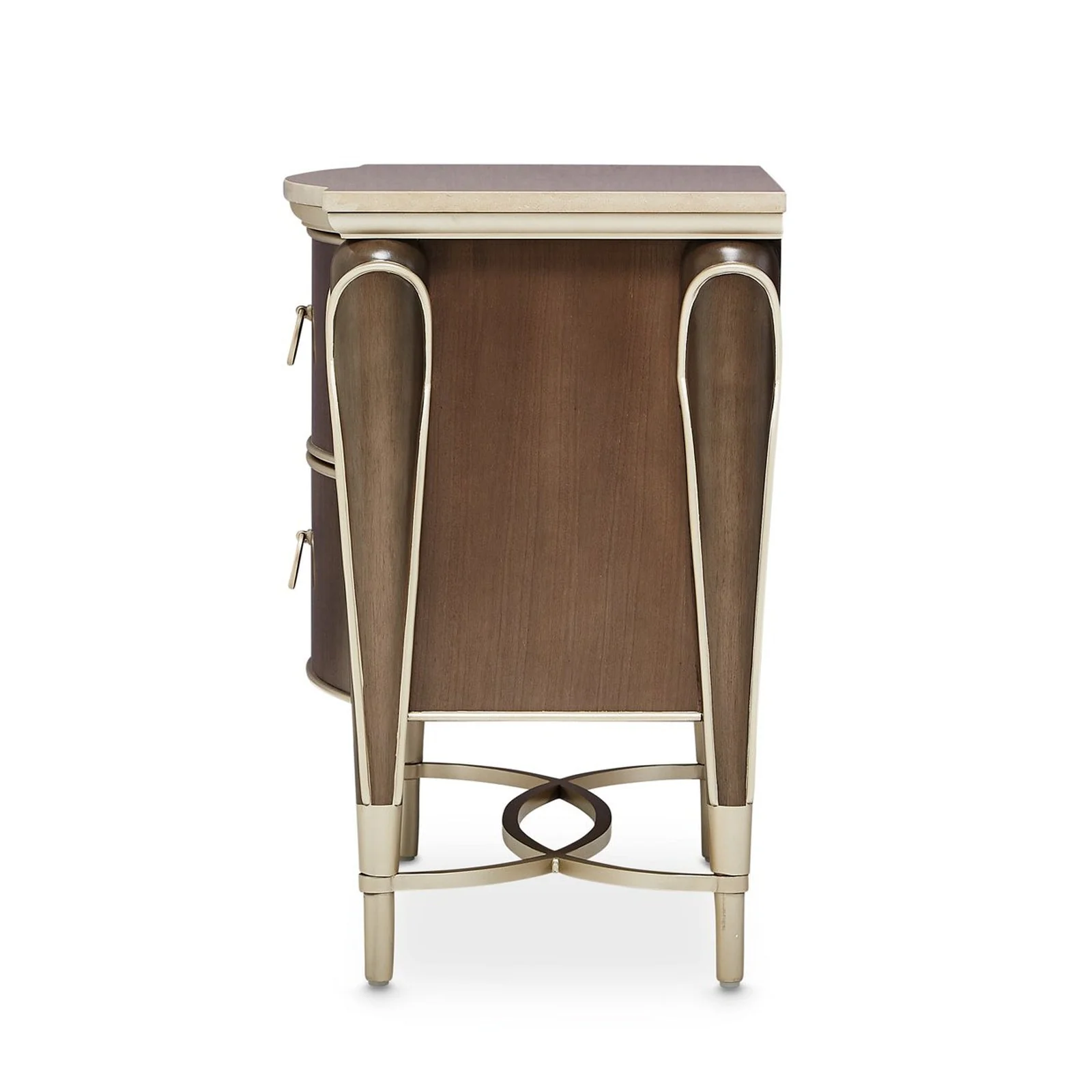 Michael Amini Villa Cherie Hazelnut Nightstand - Image 6