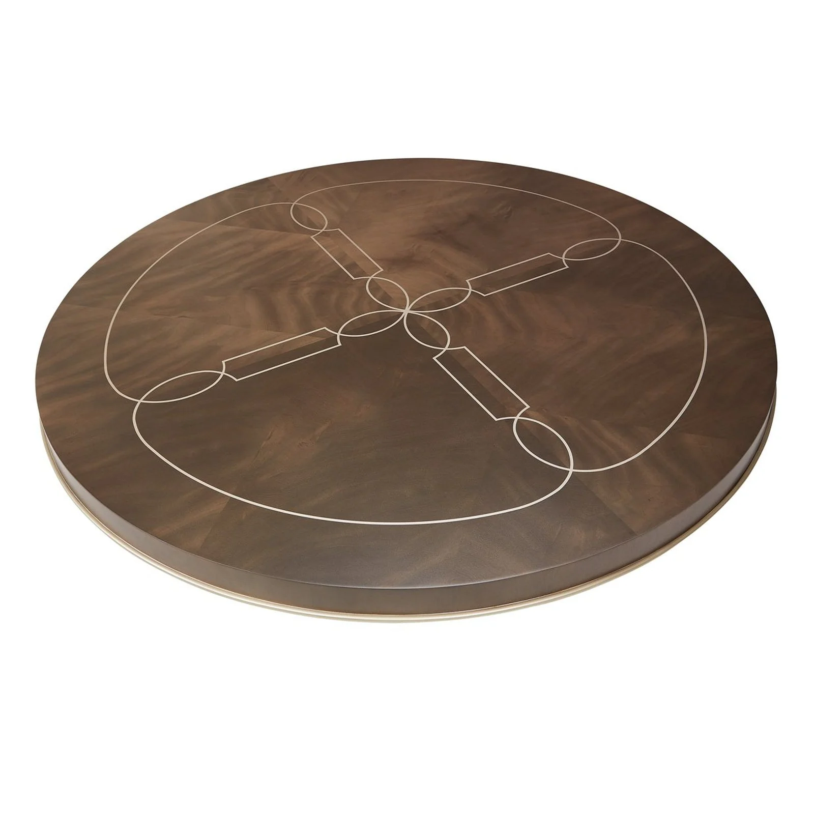 Michael Amini Villa Cherie Hazelnut Round Dining Table - Image 5