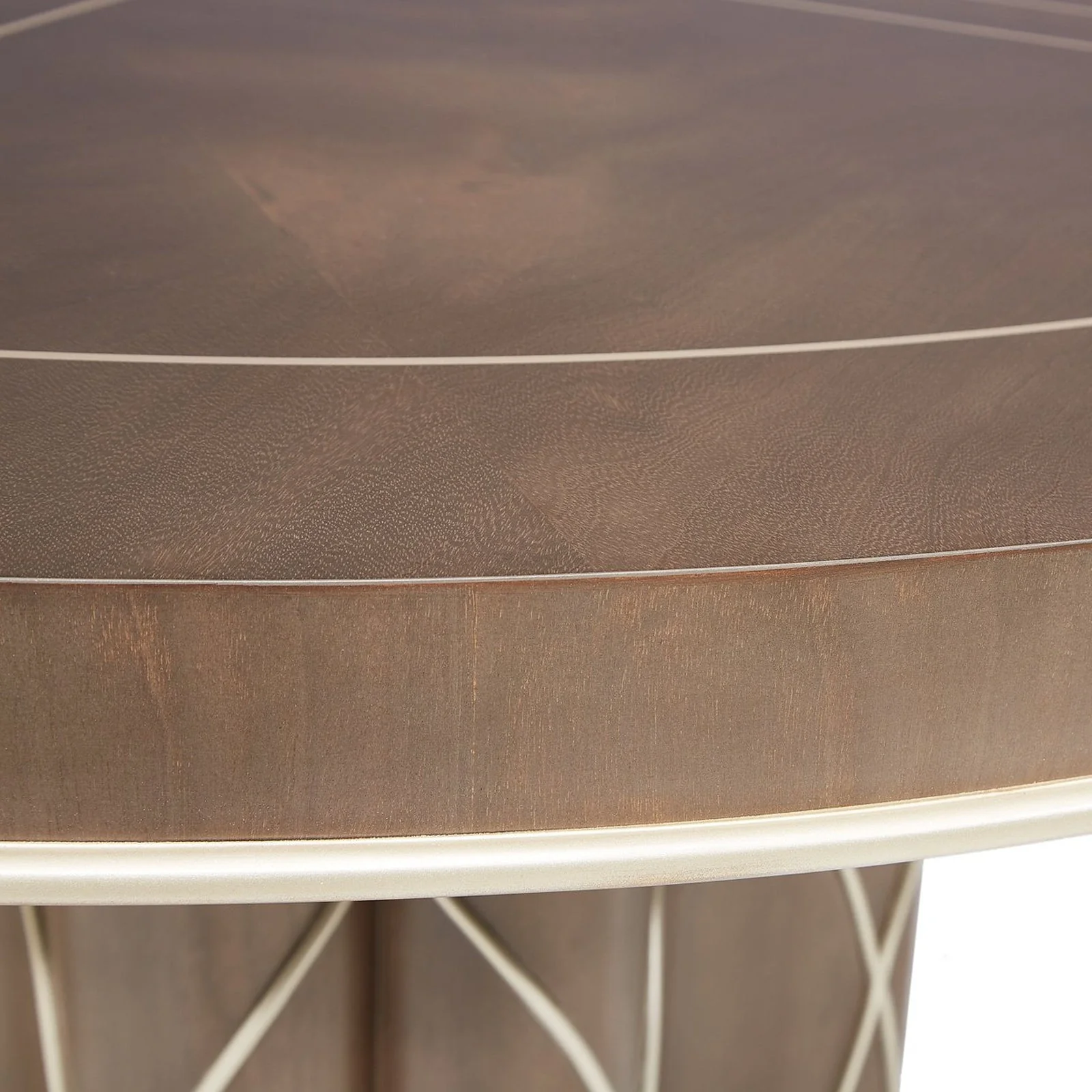 Michael Amini Villa Cherie Hazelnut Round Dining Table - Image 7
