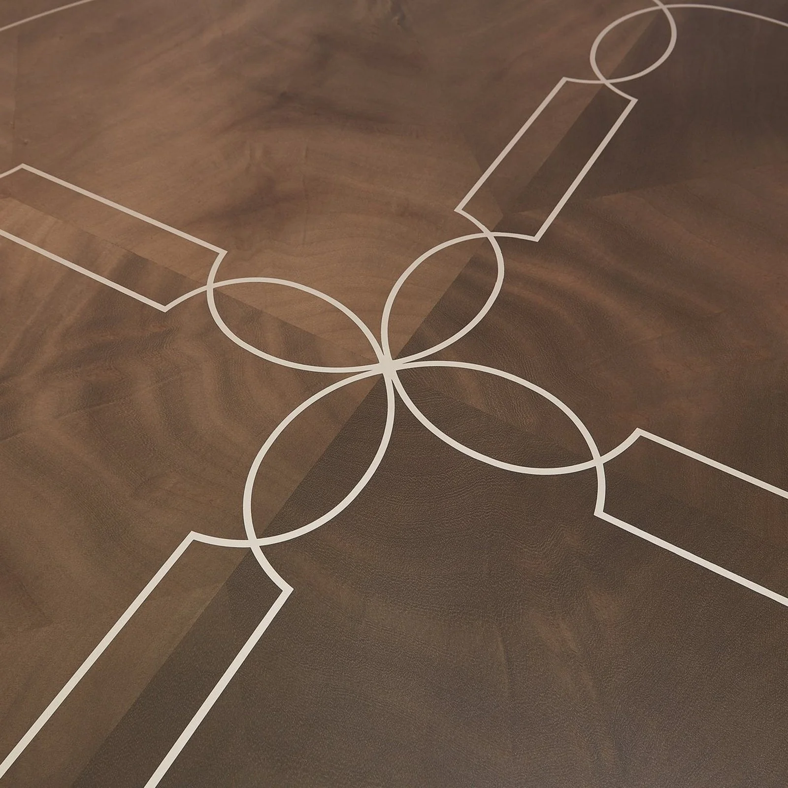 Michael Amini Villa Cherie Hazelnut Round Dining Table - Image 9