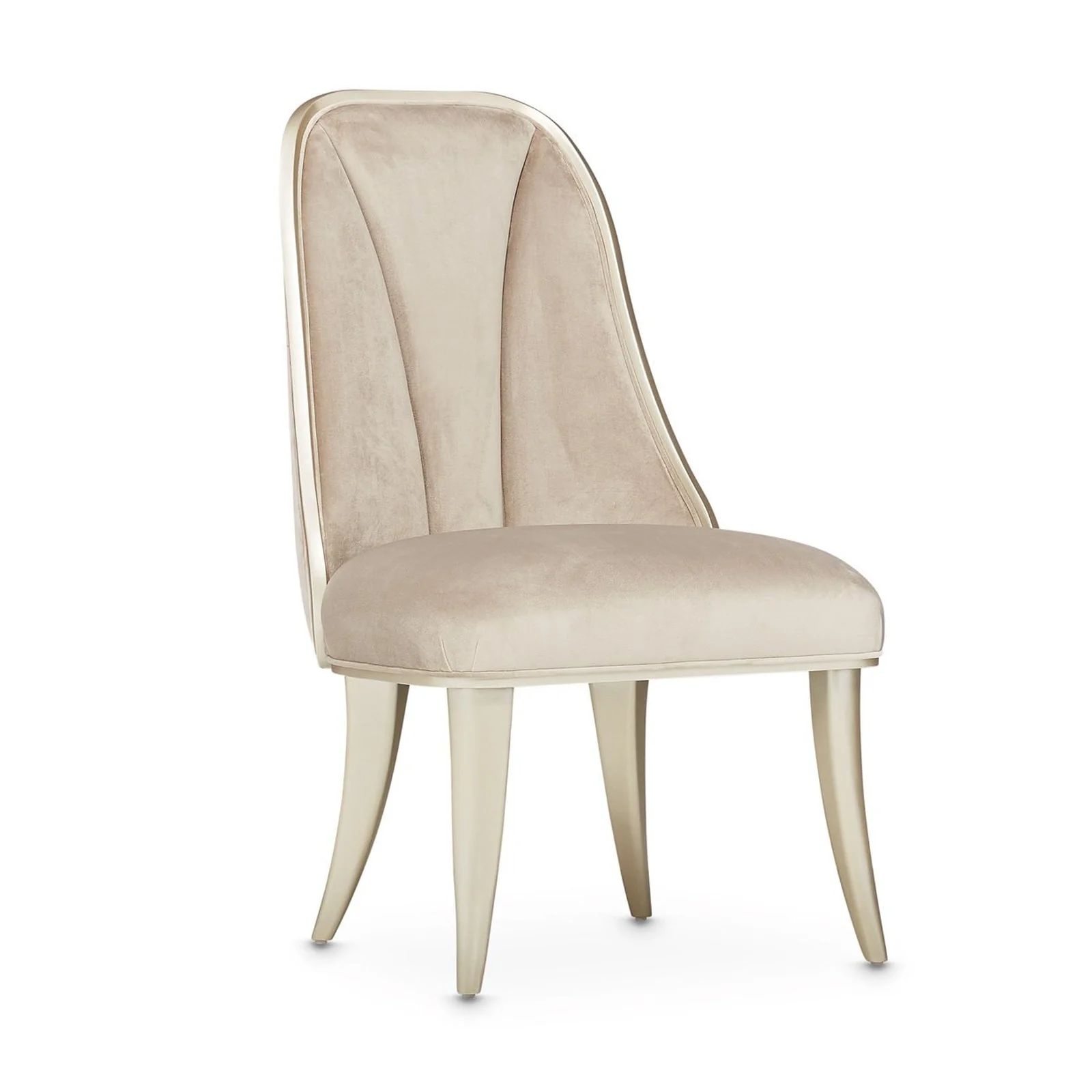Michael Amini Villa Cherie Hazelnut Dining Side Chair - Set of 2 - Image 5