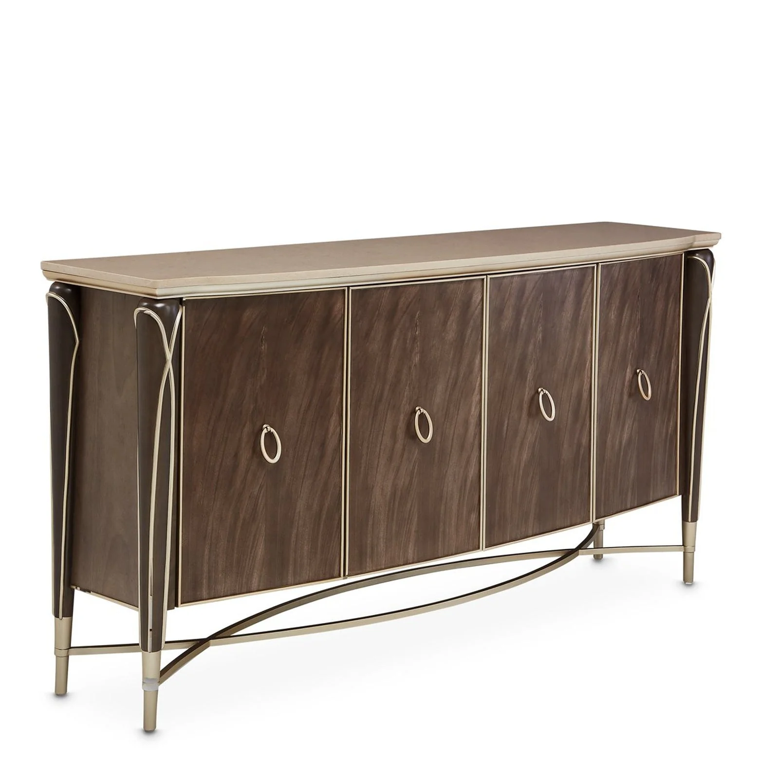 Michael Amini Villa Cherie Hazelnut Sideboard - Image 5