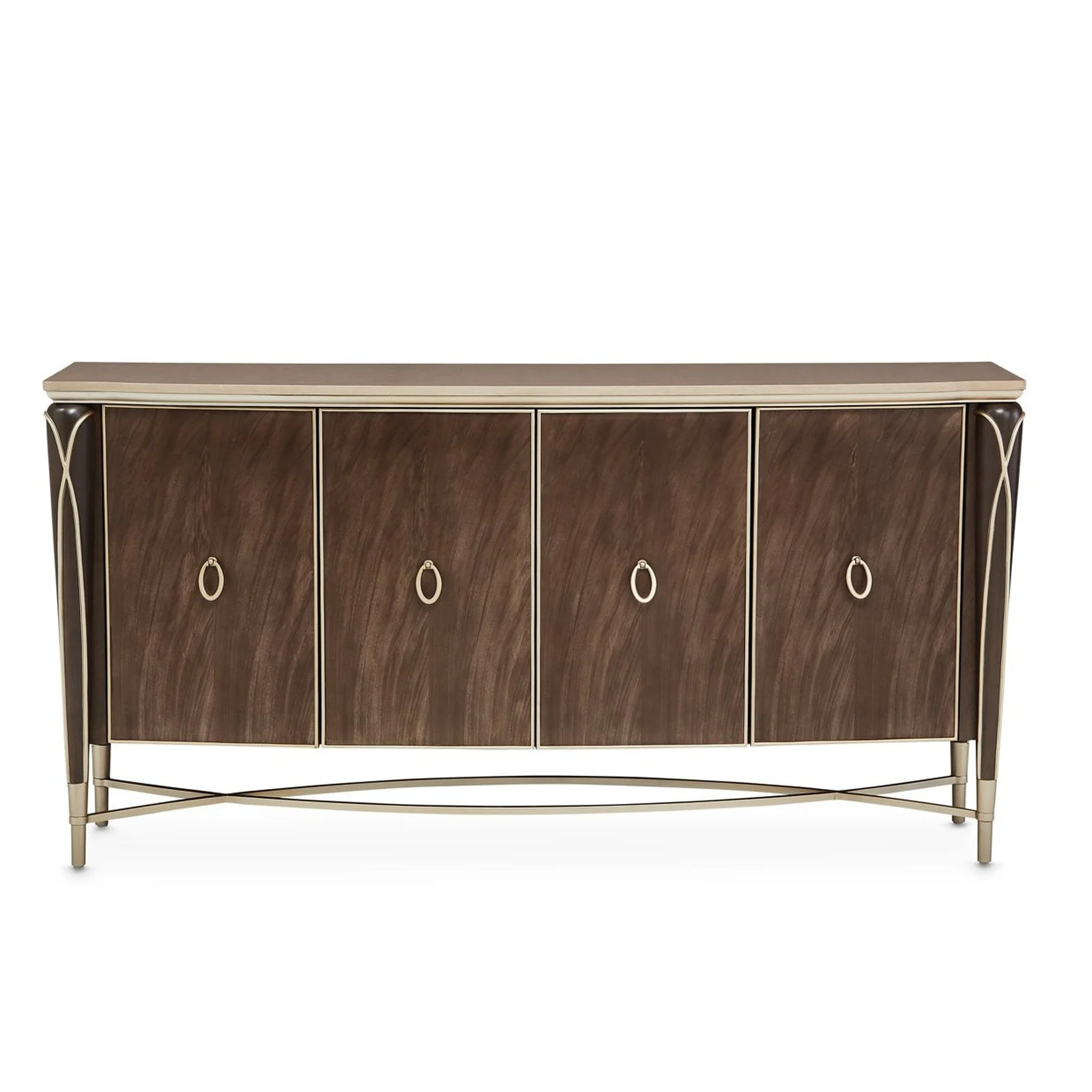 Michael Amini Villa Cherie Hazelnut Sideboard - Image 9