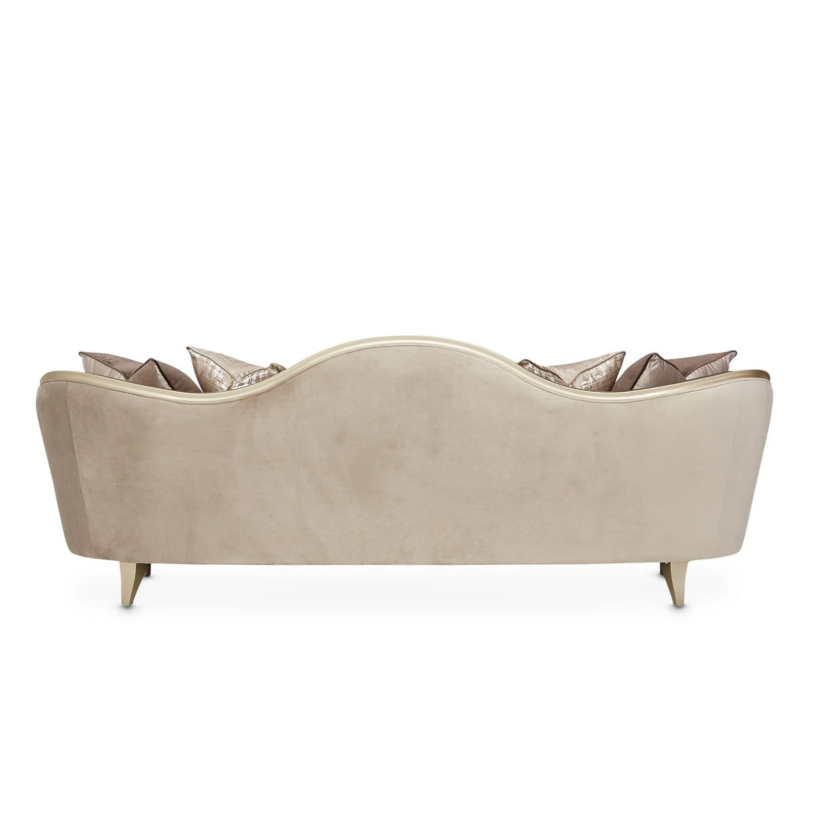 Michael Amini Villa Cherie Hazelnut Sofa - Image 10