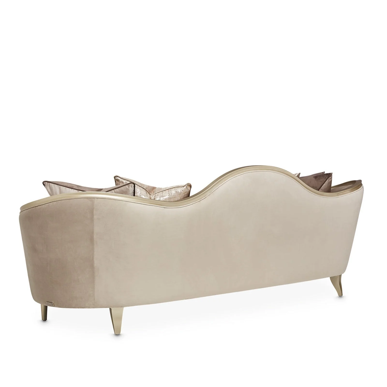 Michael Amini Villa Cherie Hazelnut Sofa - Image 11