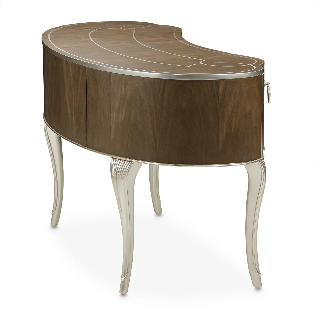 Michael Amini Villa Cherie Hazelnut Vanity Desk - Image 7