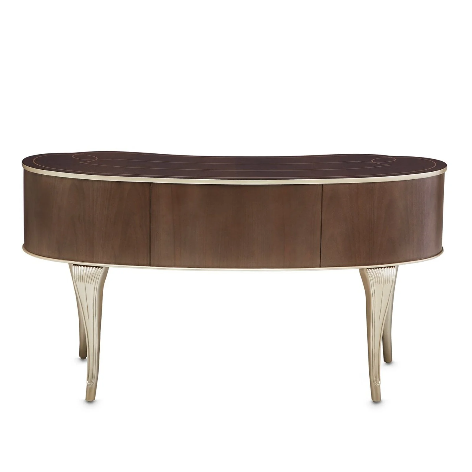 Michael Amini Villa Cherie Hazelnut Vanity Desk - Image 8