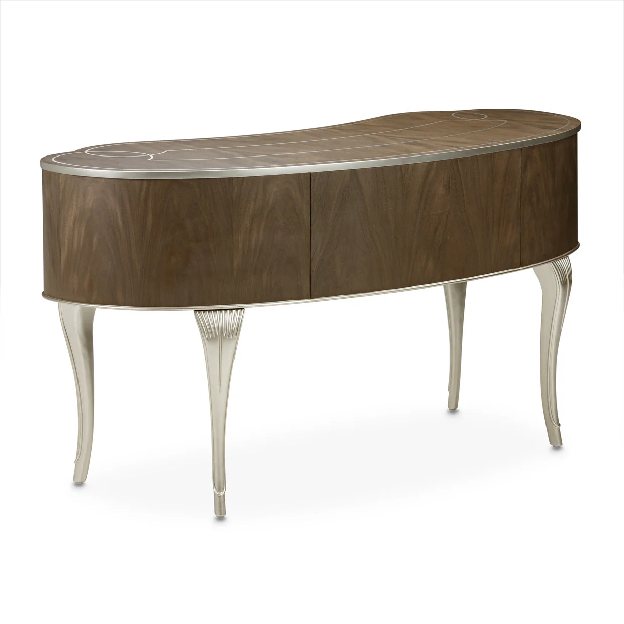 Michael Amini Villa Cherie Hazelnut Vanity Desk - Image 9