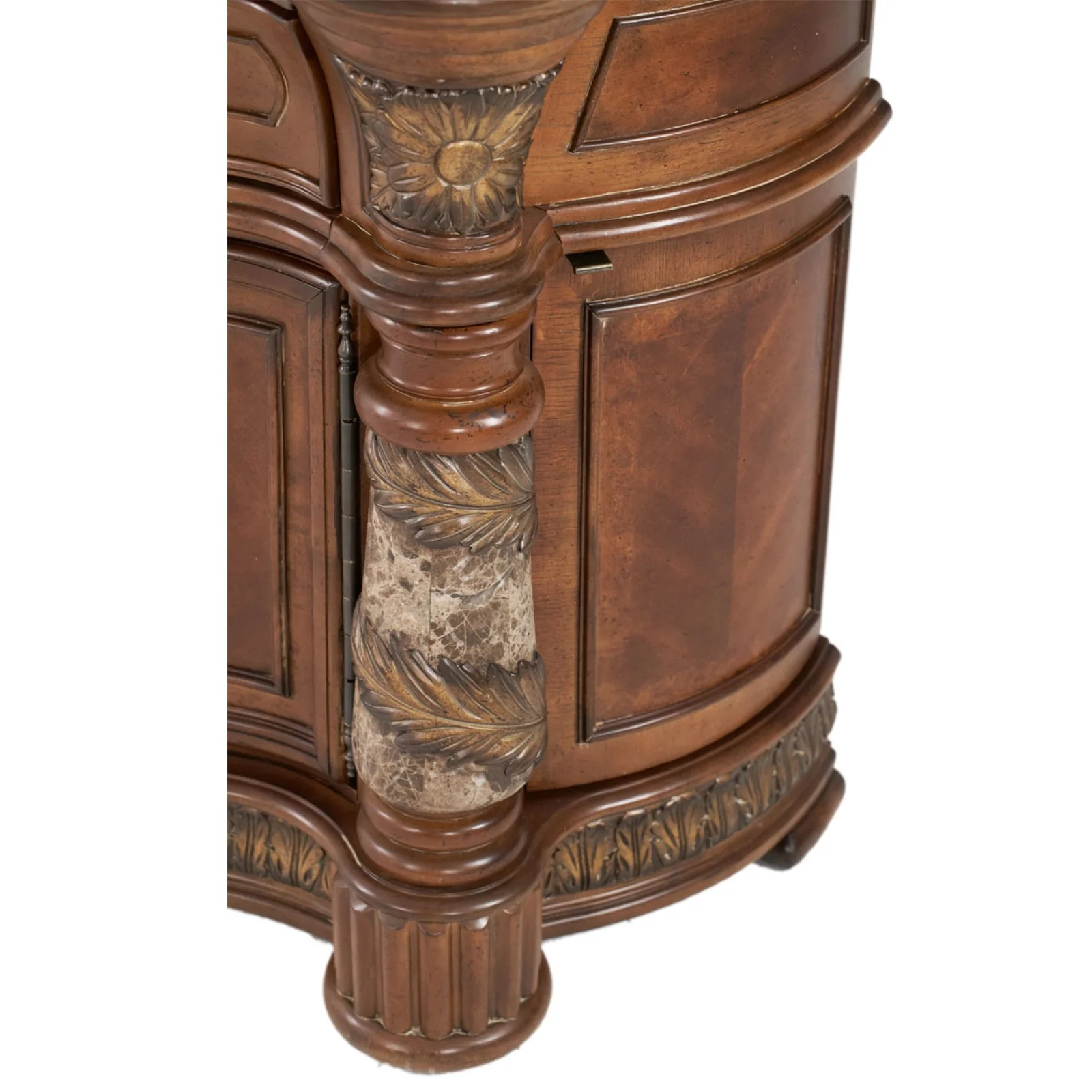 Michael Amini Villa Valencia Bedside Chest with Mirror - Classic Chest - Image 7