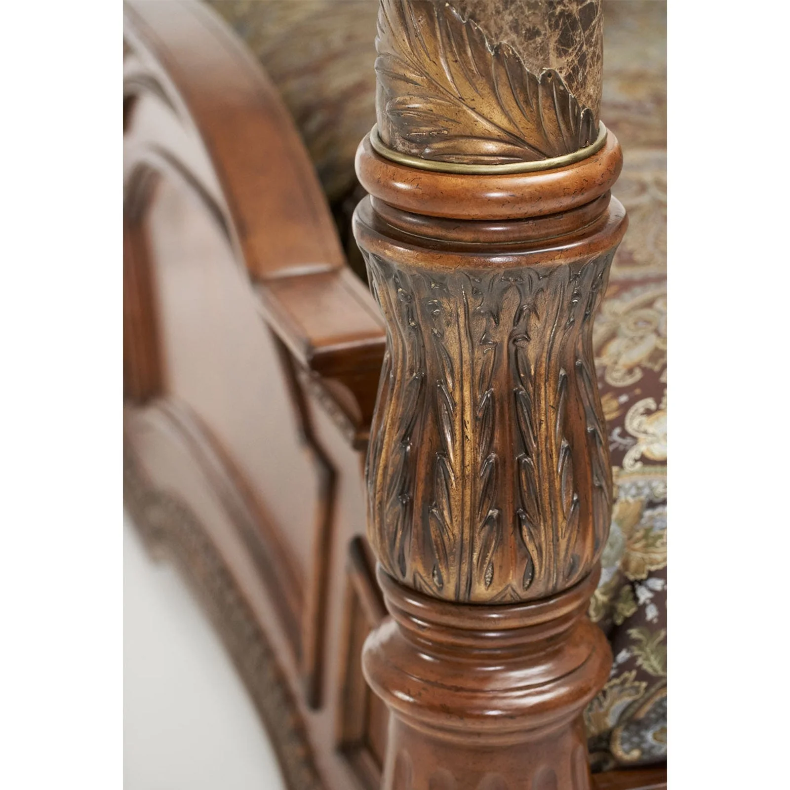 Michael Amini Villa Valencia Canopy Bed - Image 11