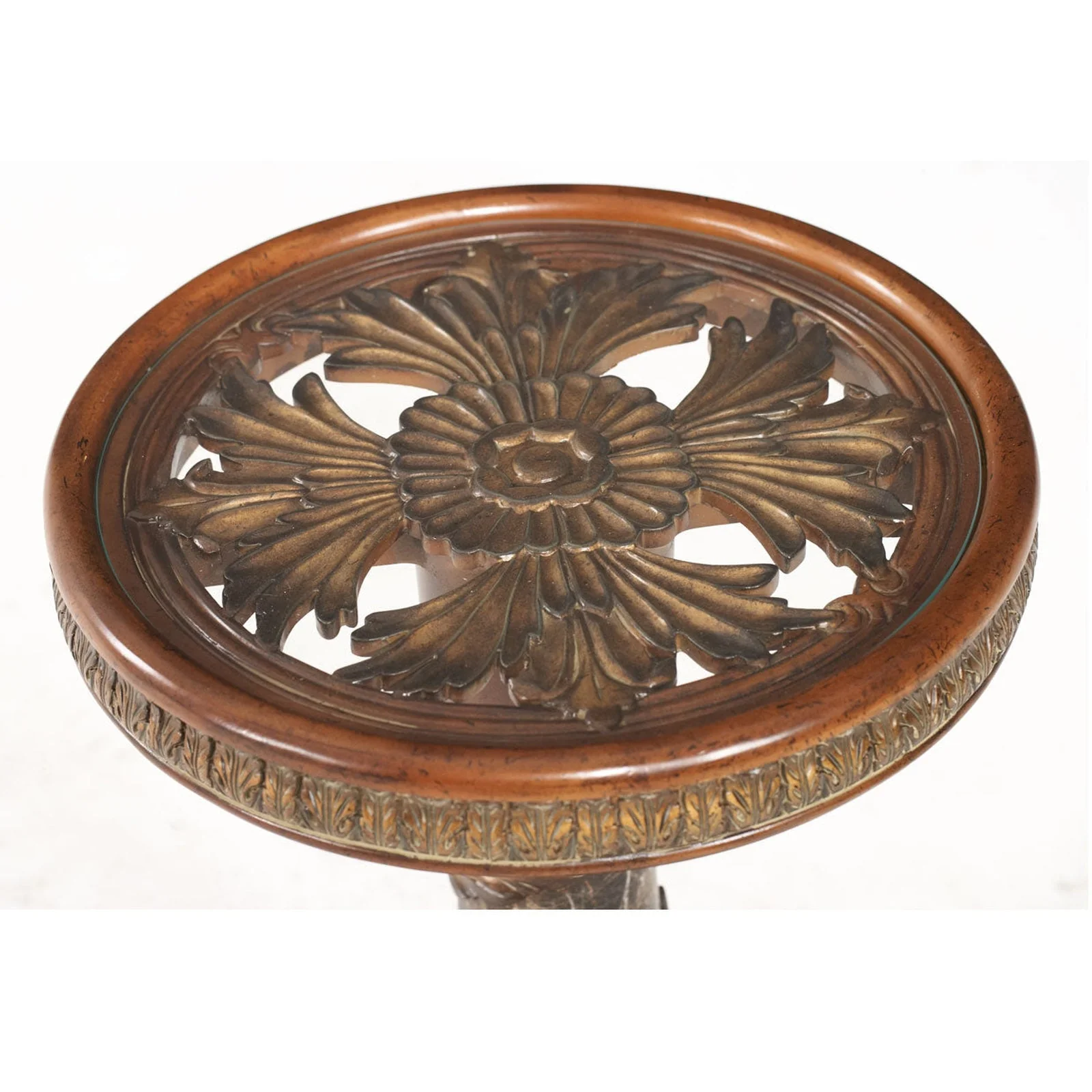 Michael Amini Villa Valencia Chair Side Table - Image 2