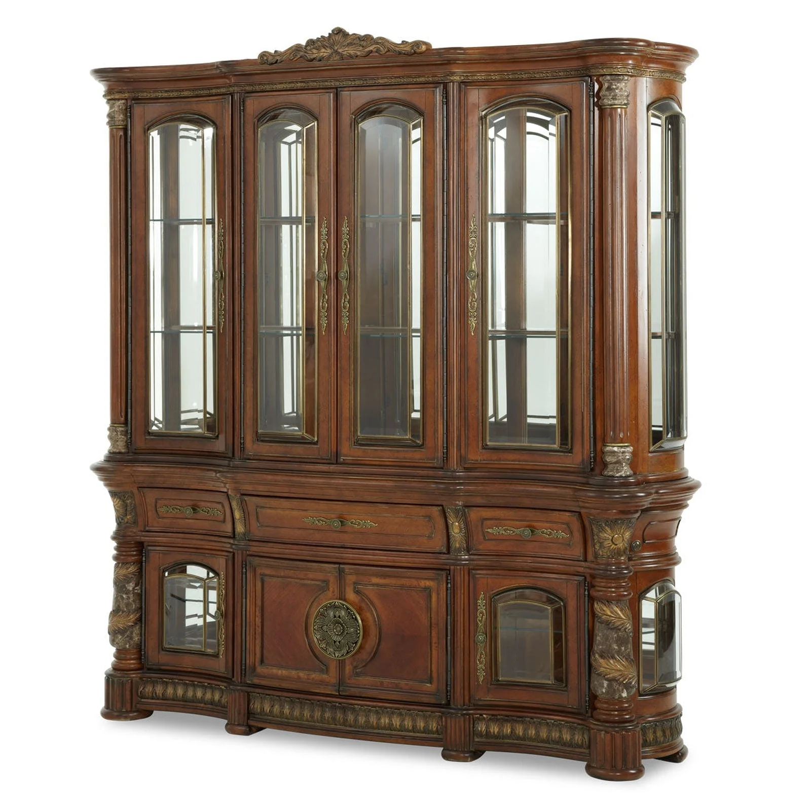 Michael Amini Villa Valencia China Buffet Display Cabinet - Image 8