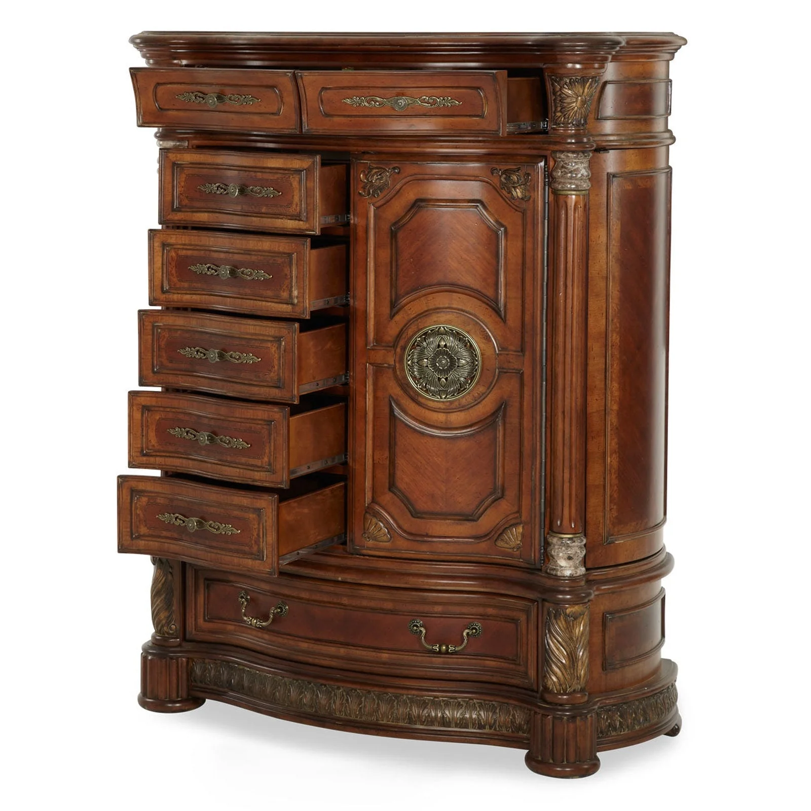 Michael Amini Villa Valencia Gentleman's Storage Chest - Image 3