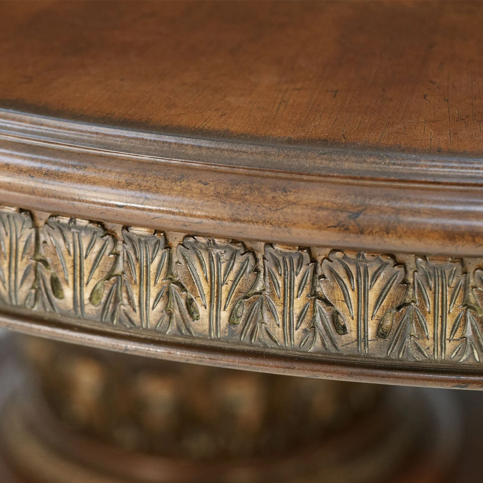 Michael Amini Villa Valencia Round Extendable Dining Table - Image 5