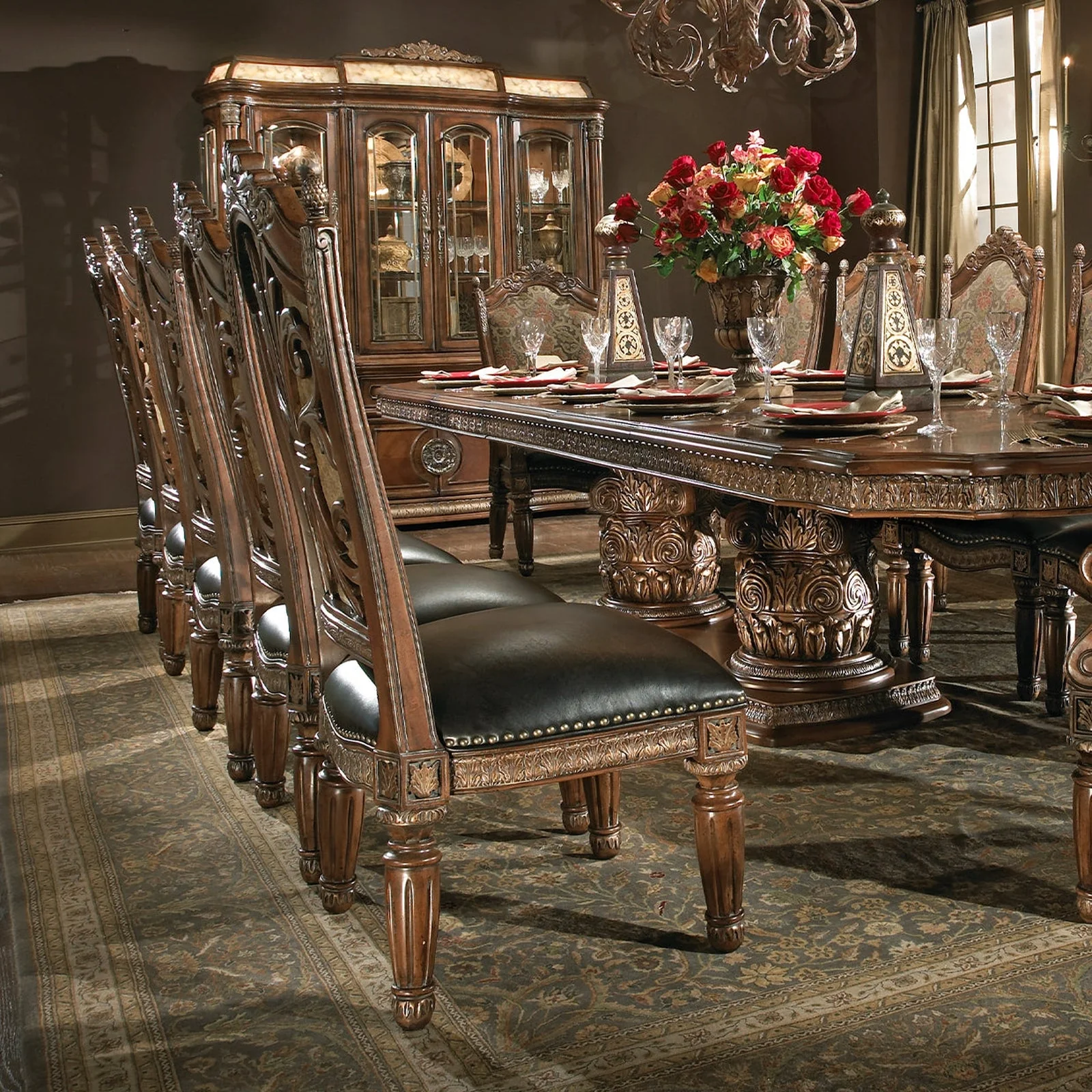 Michael Amini Villa Valencia Side Chair - Set of 2 - Image 7