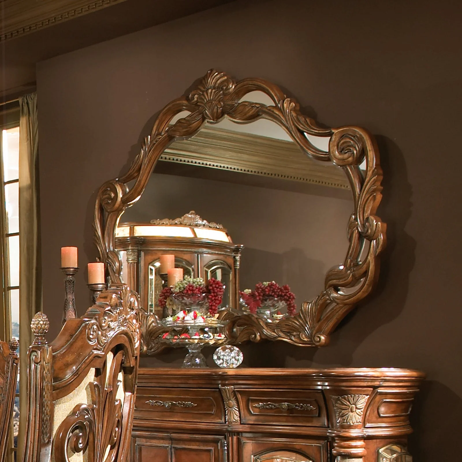 Michael Amini Villa Valencia Sideboard Mirror - Image 5