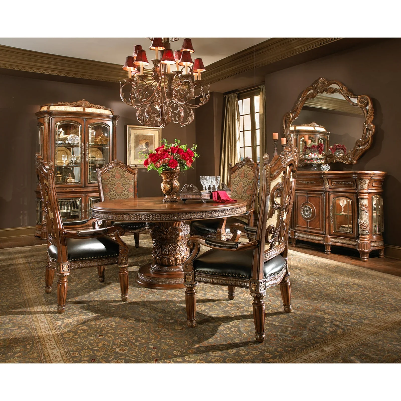 Michael Amini Villa Valencia Sideboard Mirror - Image 6