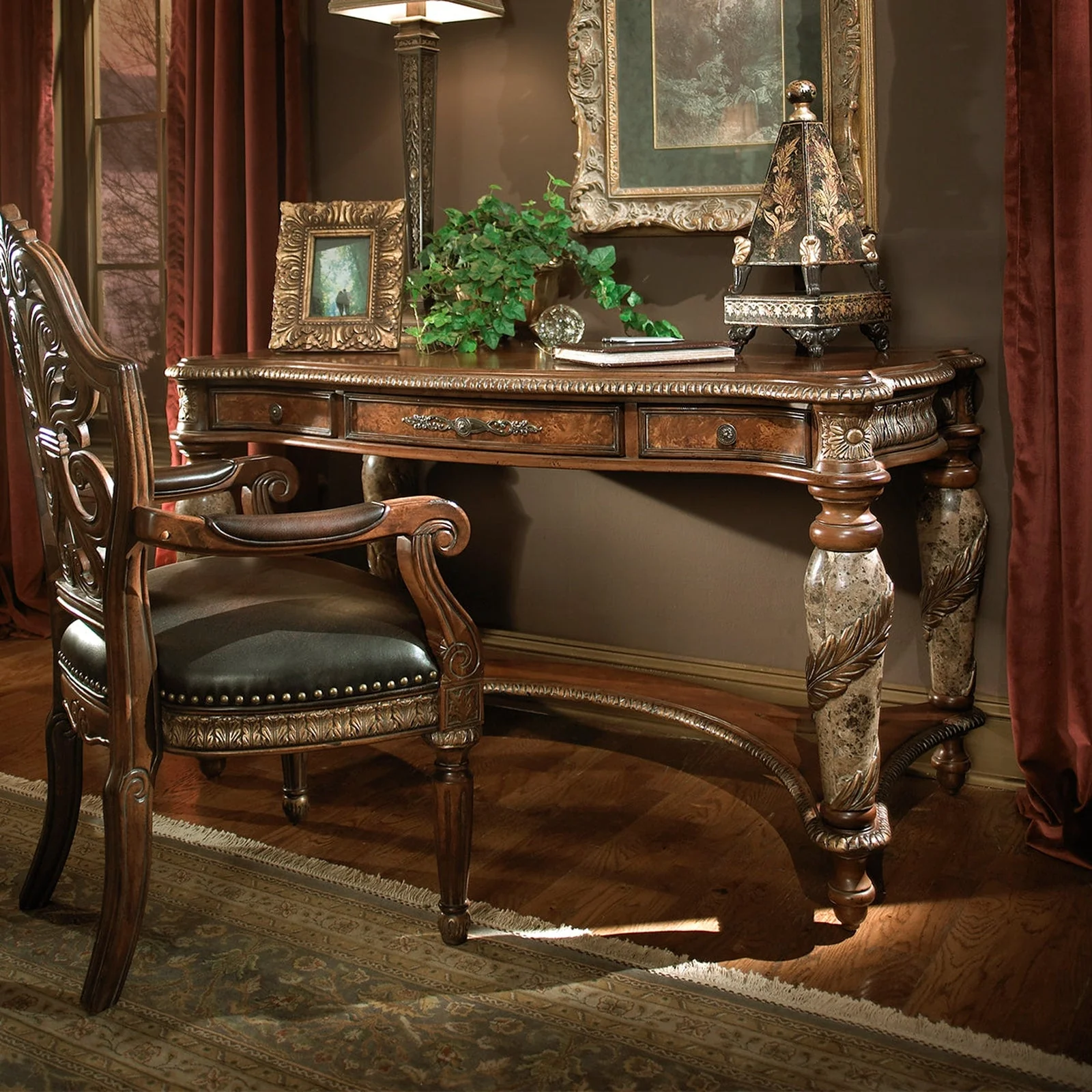 Michael Amini Villa Valencia Writing Desk - Image 7