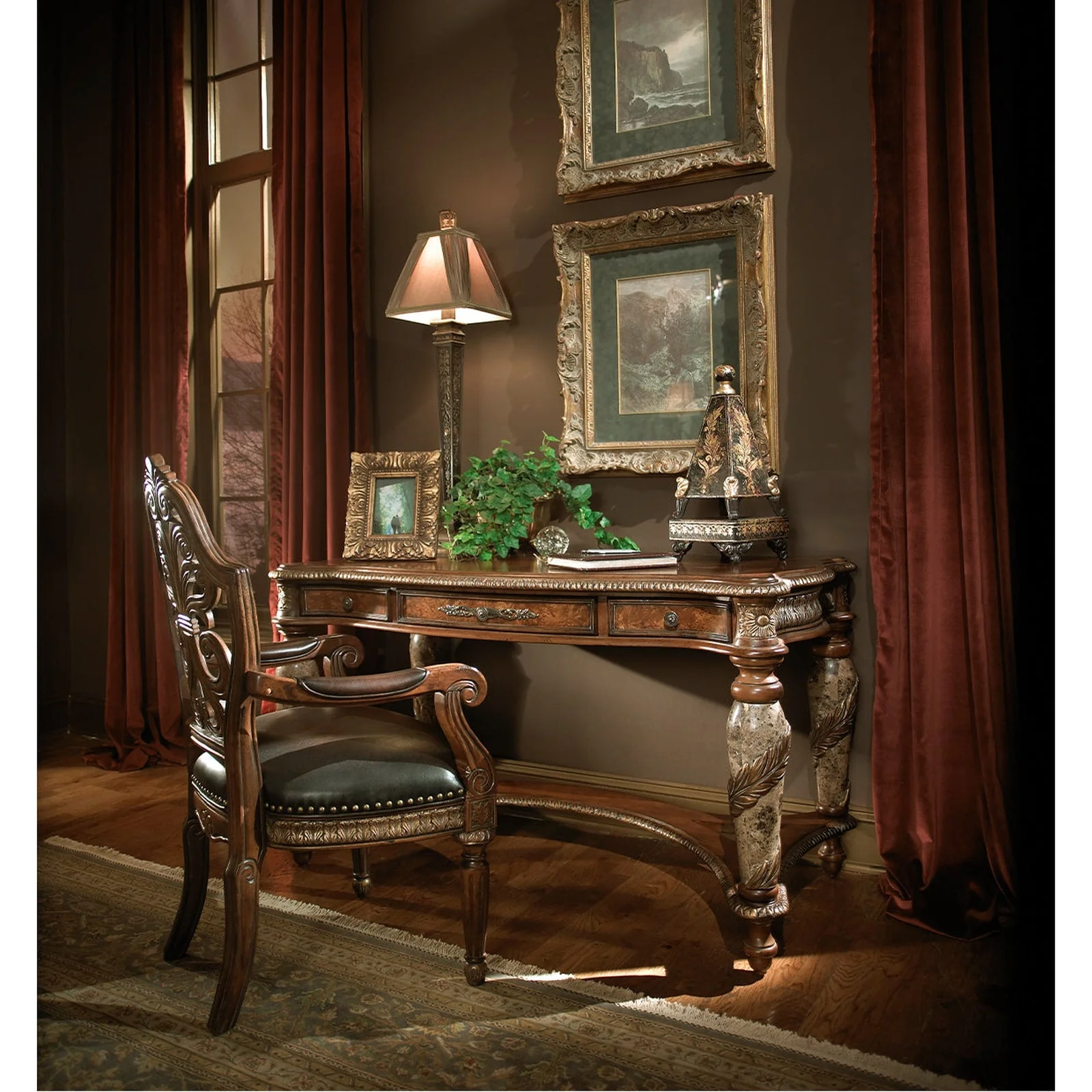 Michael Amini Villa Valencia Writing Desk - Image 8
