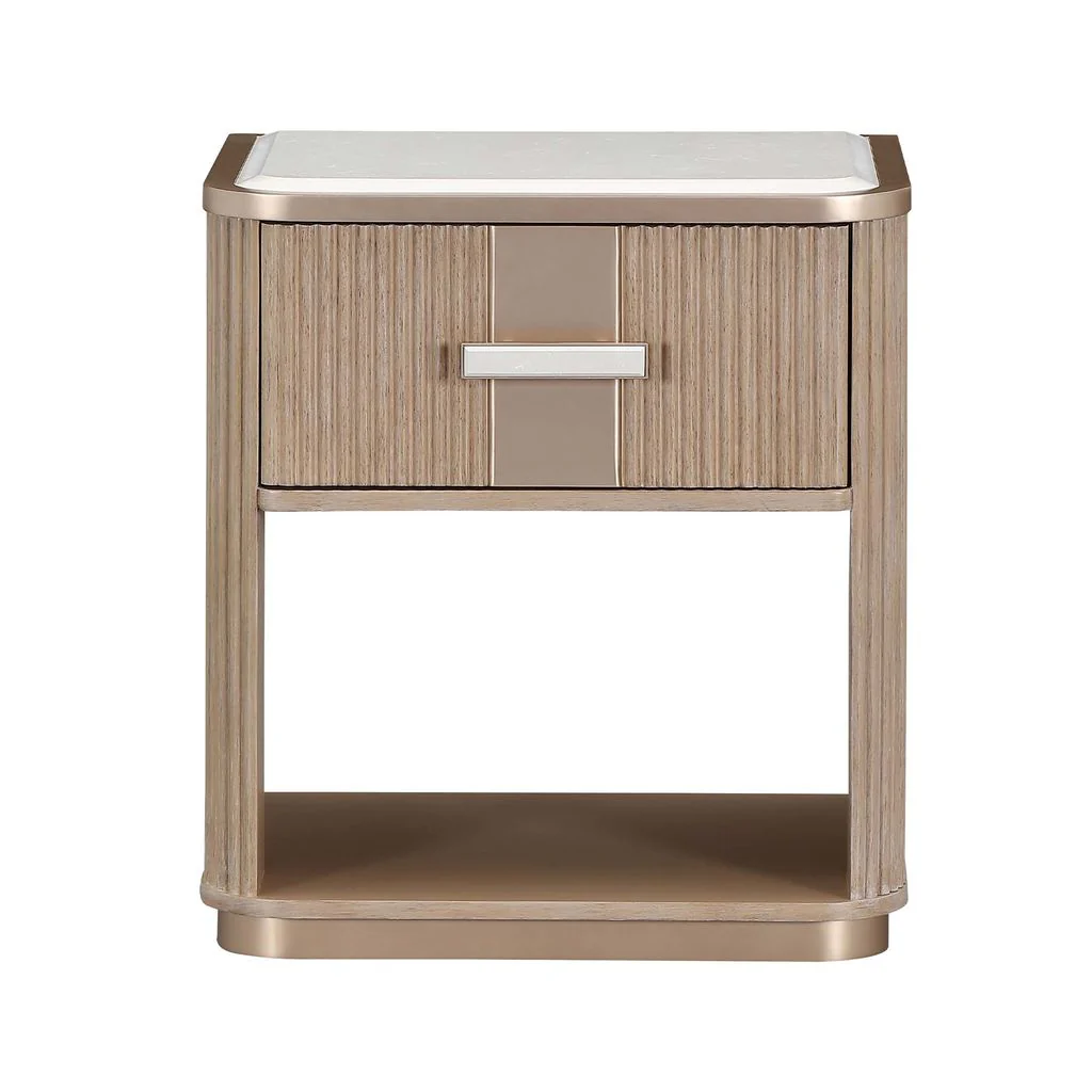 Michael Amini West Kensington 1-Drawer Nightstand - Image 13