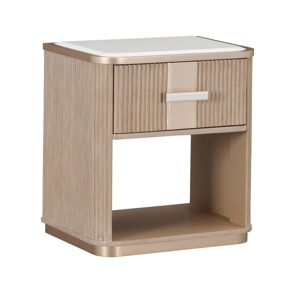 Michael Amini West Kensington 1-Drawer Nightstand - Image 14