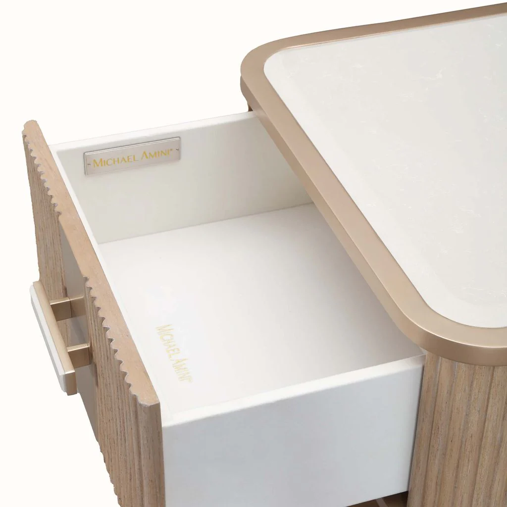Michael Amini West Kensington 1-Drawer Nightstand - Image 21