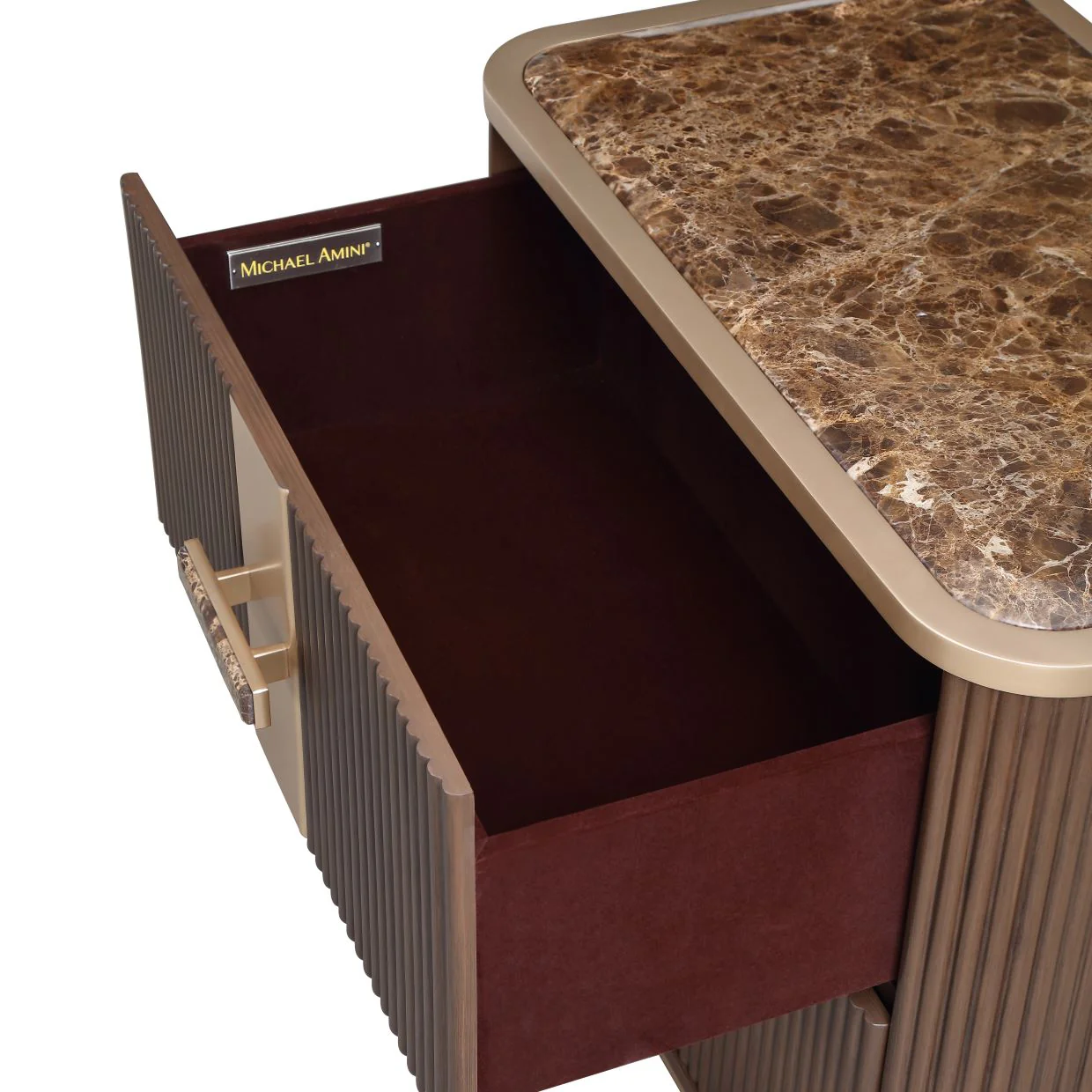 Michael Amini West Kensington 2-Drawer Nightstand - Image 12