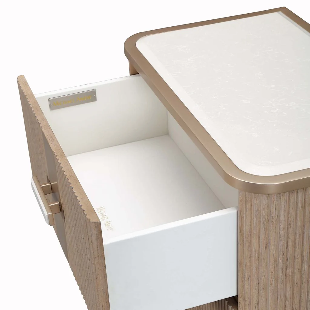 Michael Amini West Kensington 2-Drawer Nightstand - Image 23