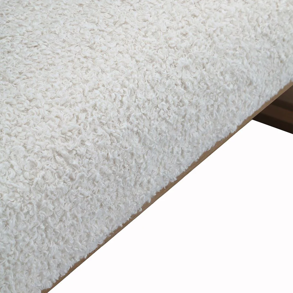 Michael Amini West Kensington Accent Bench - Sea Salt Caramel - Image 6