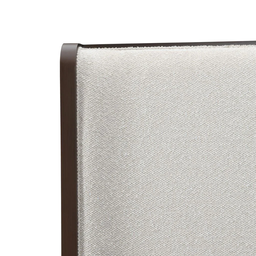 Michael Amini West Kensington Bed - Buff/Medium Espresso - Image 11
