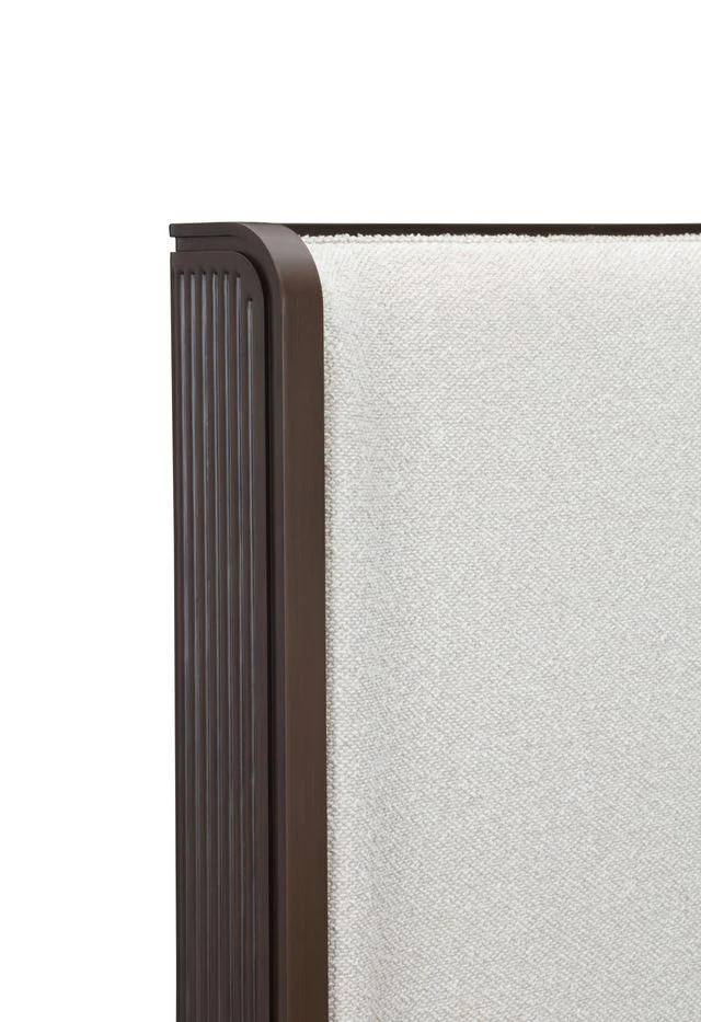Michael Amini West Kensington Bed - Buff/Medium Espresso - Image 12